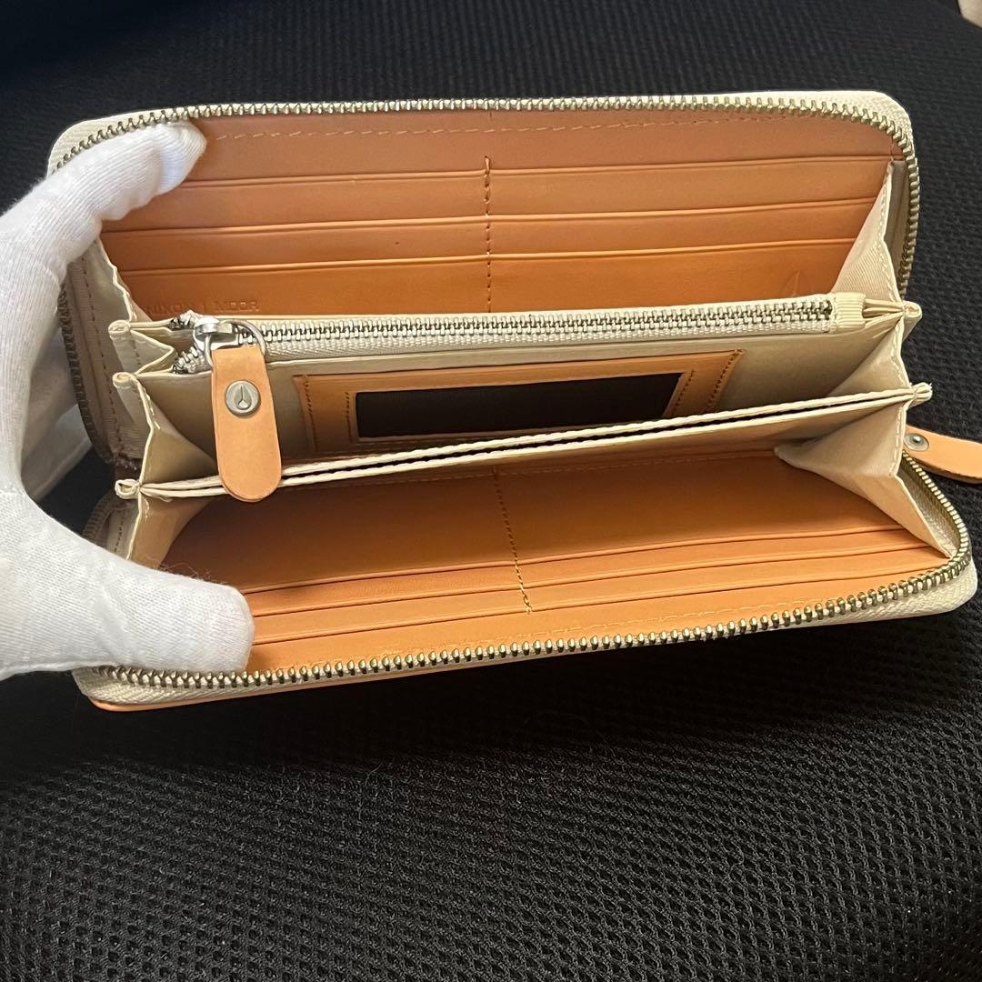 未使用】NIXON ニクソン MOORE 本革 長財布 ナチュラル NIXON