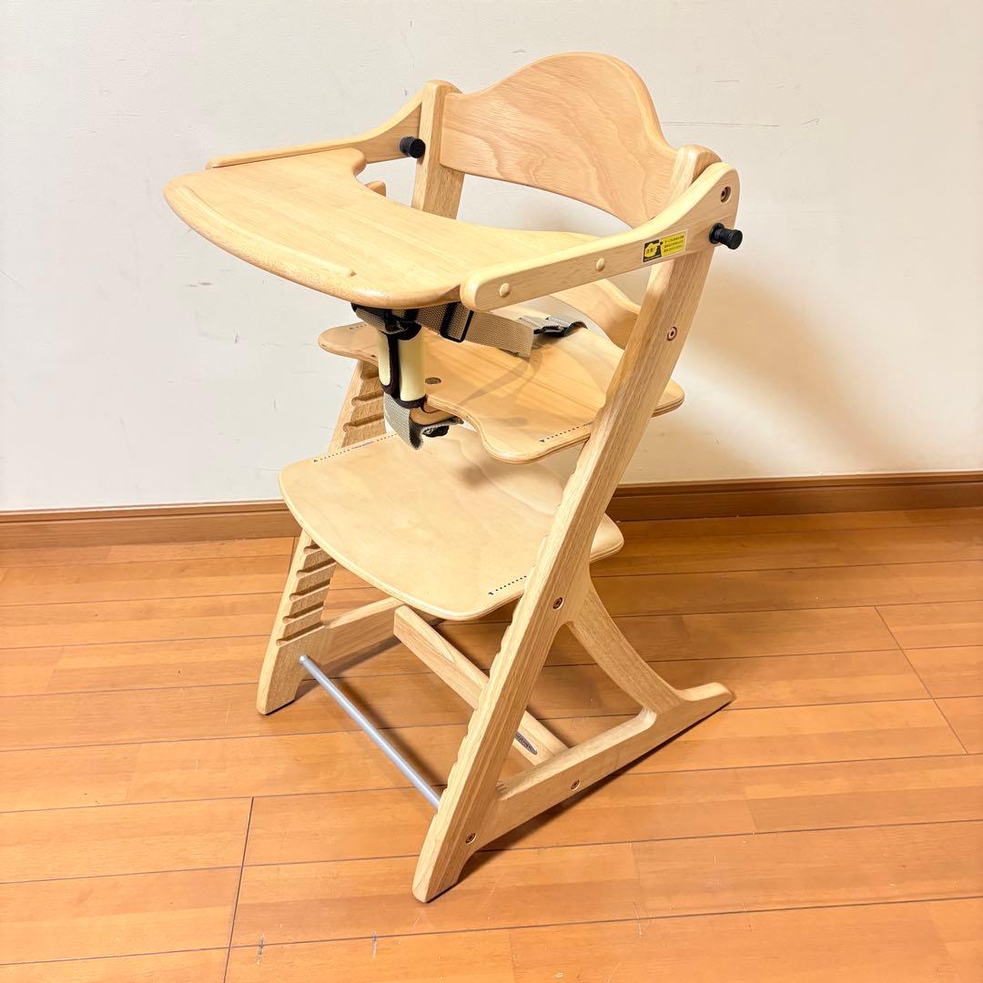 【美品・別売りベルト付属】大和屋 すくすくチェアスリムプラス テーブル•ガード付 楽天市場】すくすくチェア スリムプラス テーブル＆ガード付き(1台