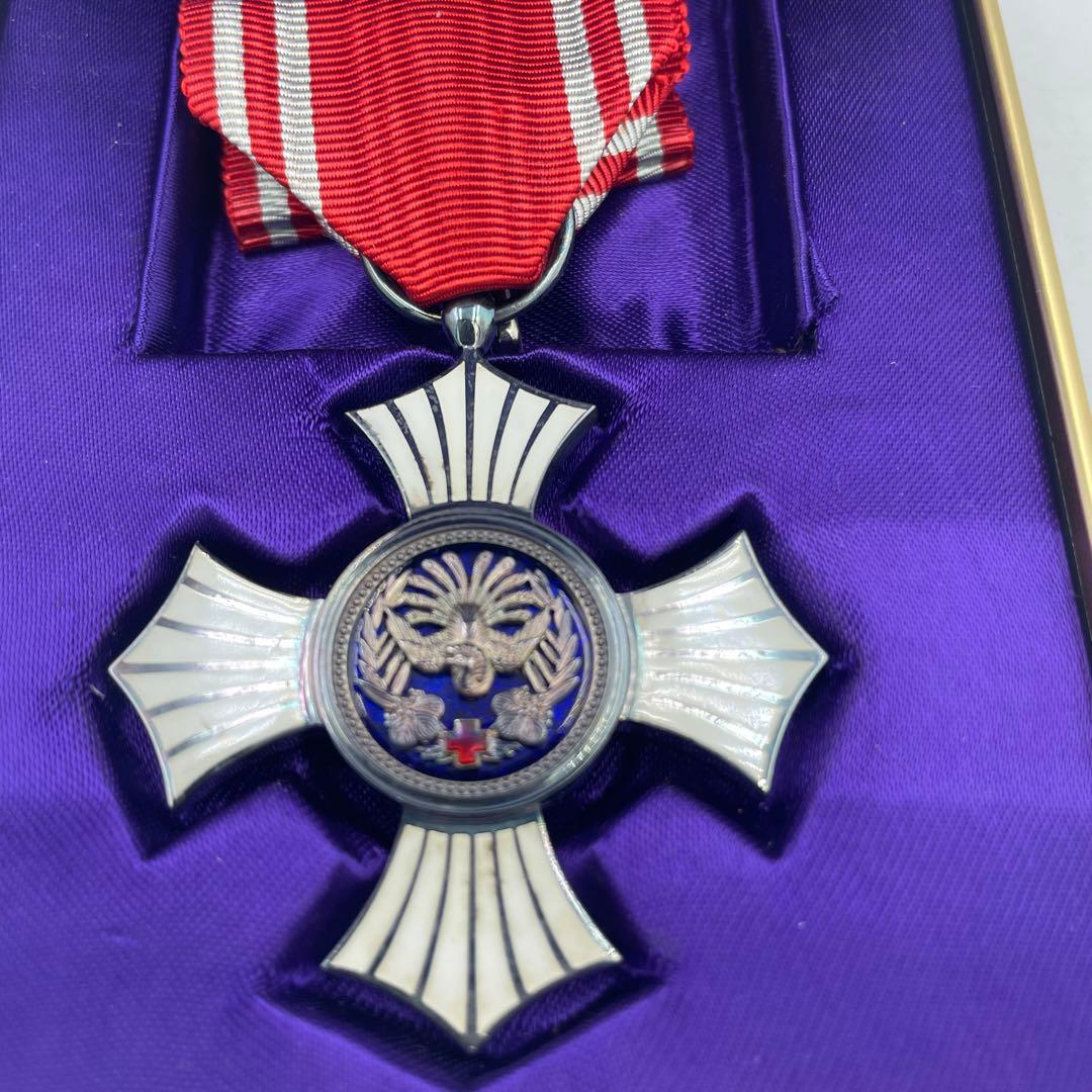 純銀【希少】日本赤十字社 金色有功章 銀色有功章 献血章 献血記念品