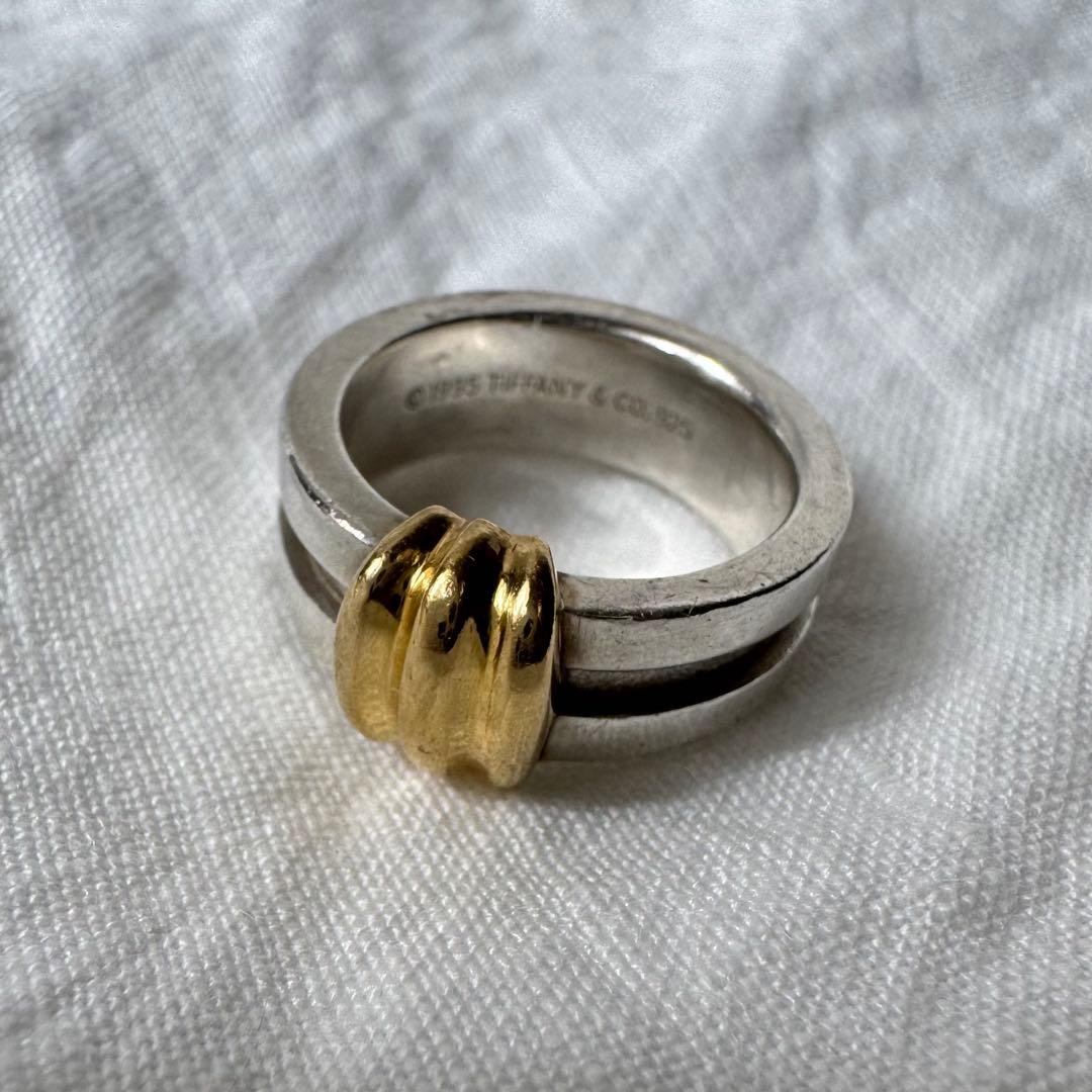 Tiffany ティファニー グルーブドウィズ 3ロウ リング 11.5号 - メルカリ