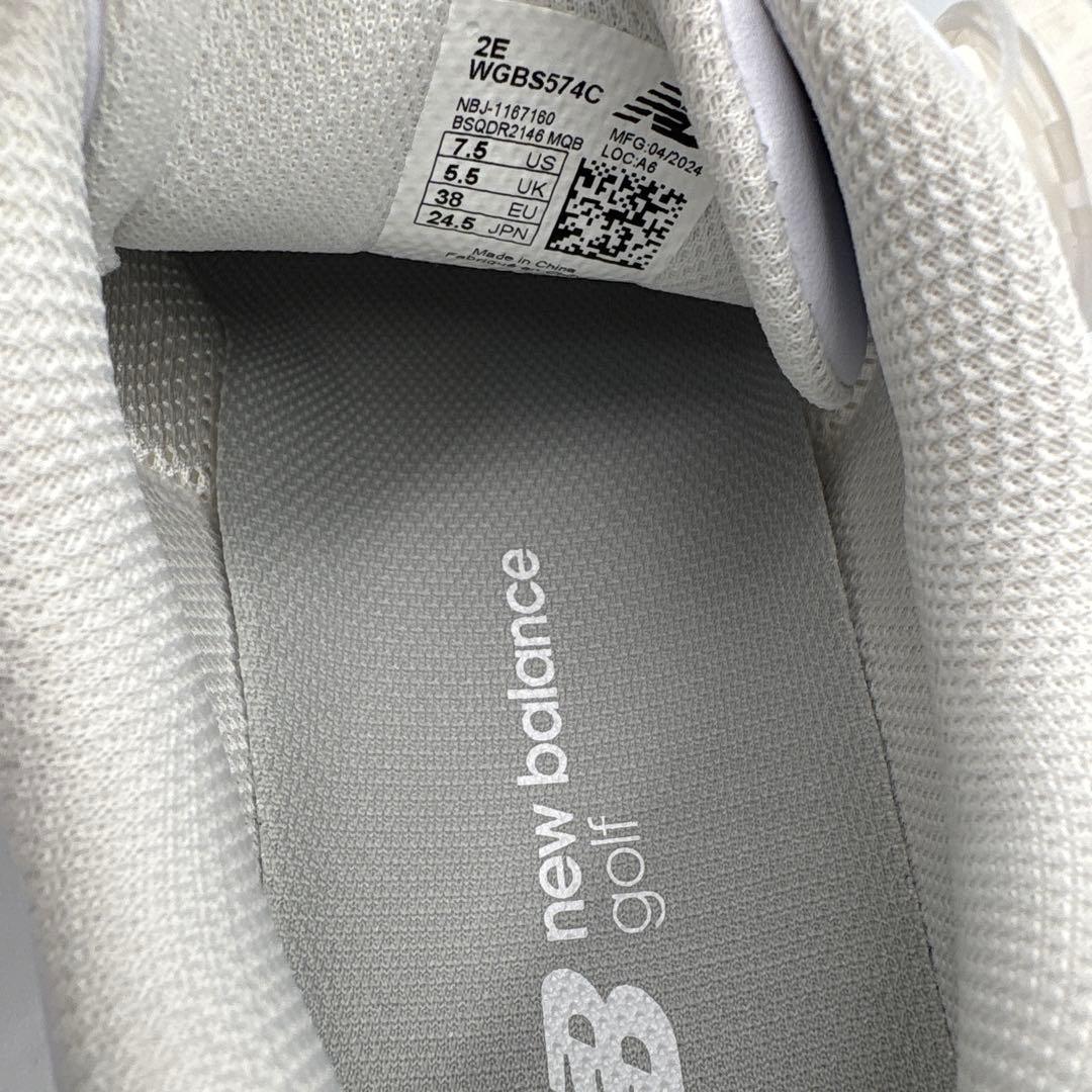 ✨未使用✨ニューバランス 574 ボア ゴルフシューズ【24.5cm】ホワイト