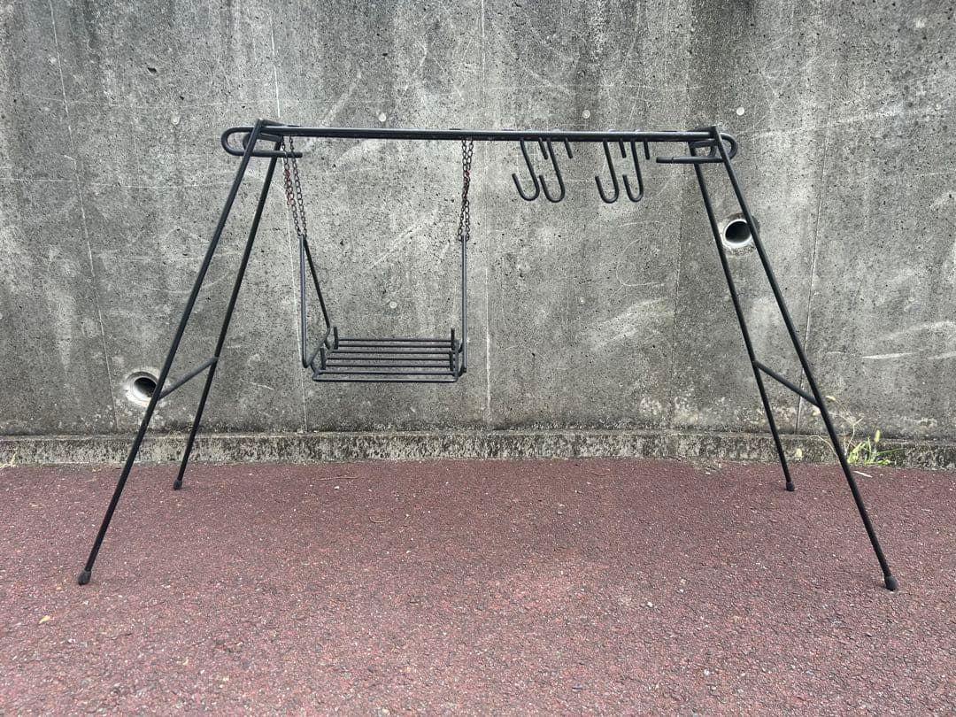 アイアンクラフト イタダキ 中古 焚き火ハンガー ロストル　焚火　ITADAKI ファイヤーハンガー 焚火ハンガー アイアンクラフト ITADAKI compact