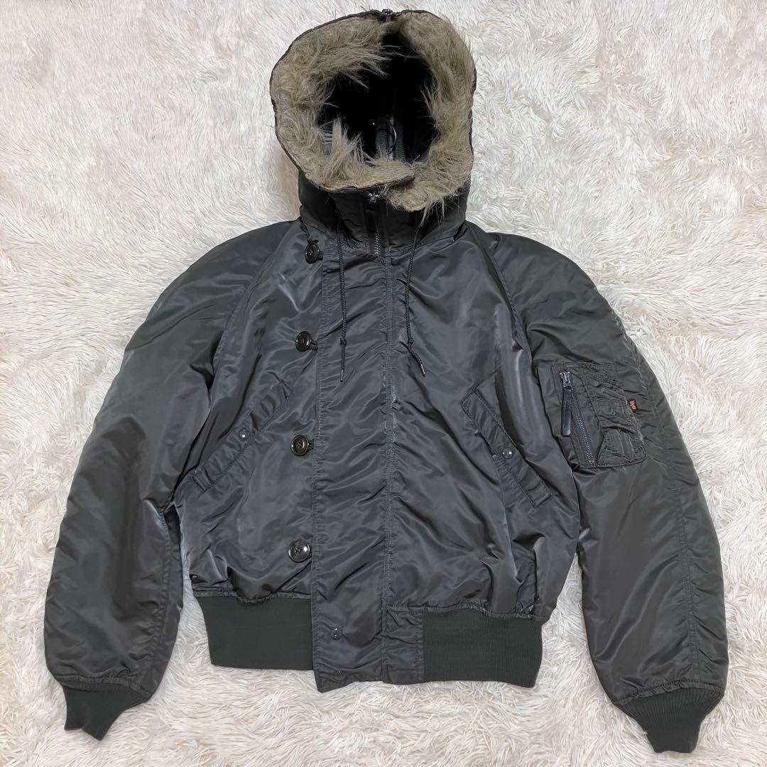 美品 USA製 アルファインダストリーズ N-2B 90s M ダークカーキ - メルカリ