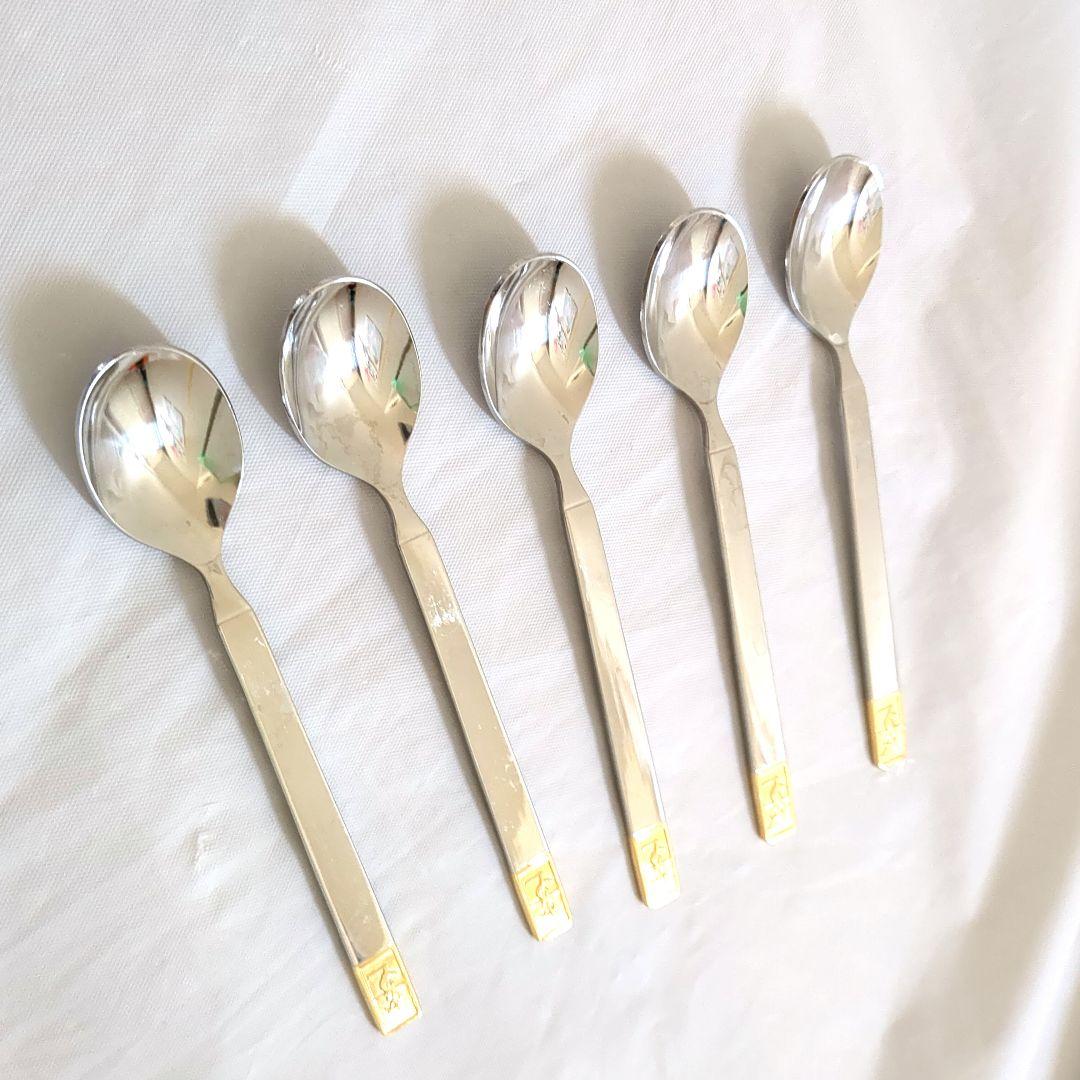 イブサンローラン 美品 スプーン5本セット カトラリー YSL - メルカリ
