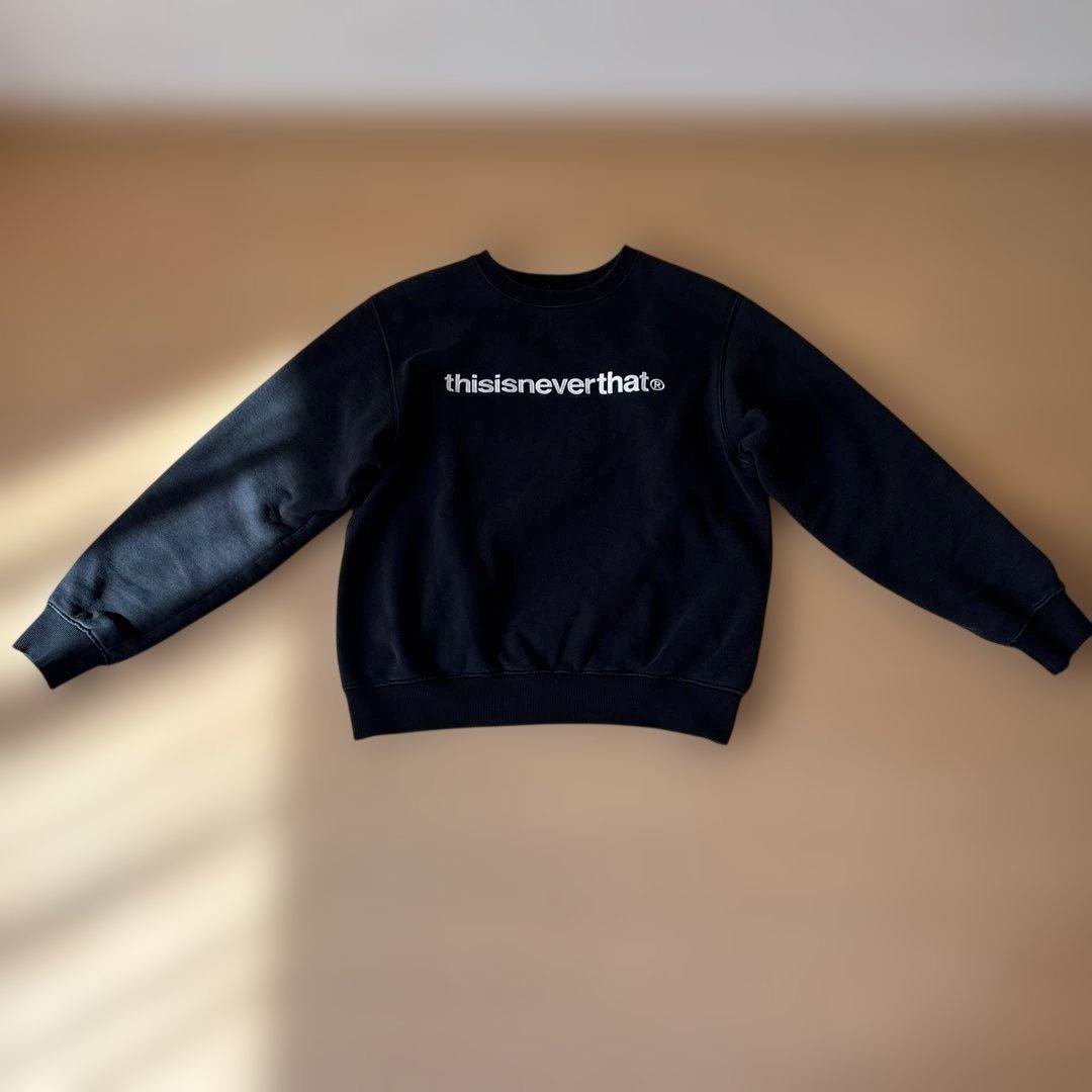 thisisneverthat スウェット ブラック - メルカリ