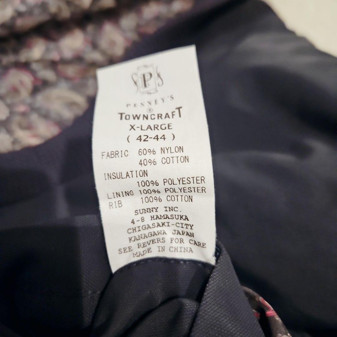 未使用級 タウンクラフト サーモライトダービー ジャケット ペイズリー