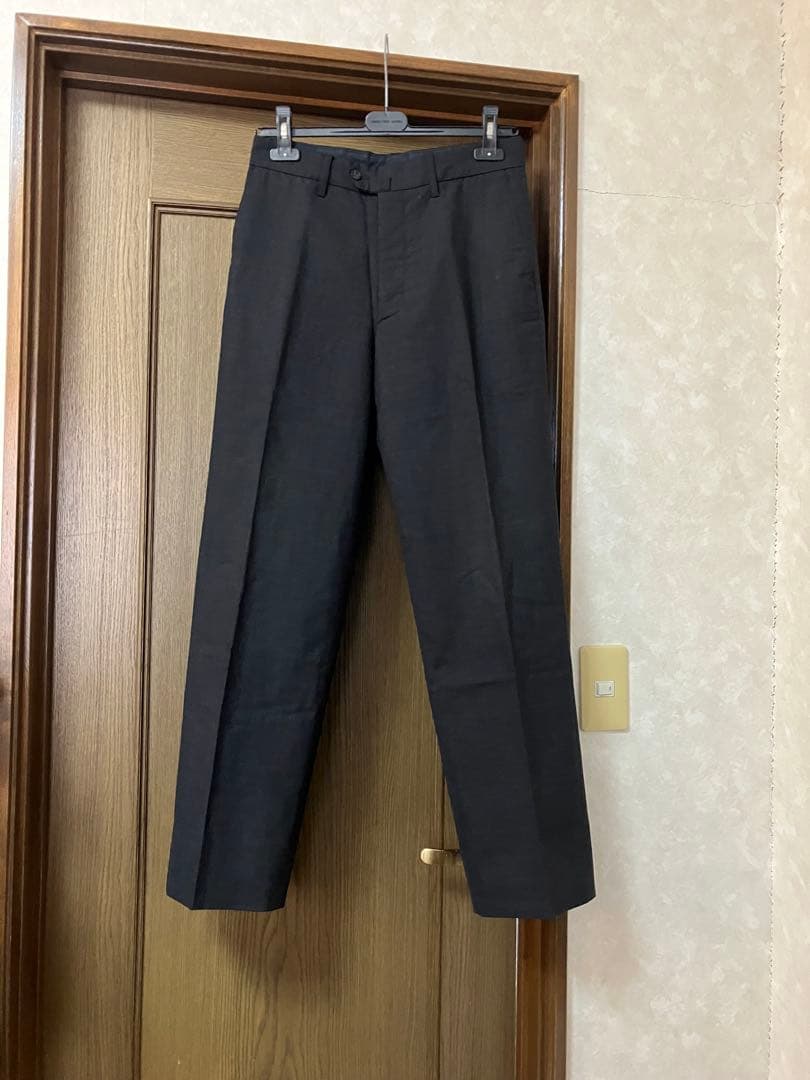 agnes b homme 90s フランス製 セミワイドストレートスラックス - メルカリ