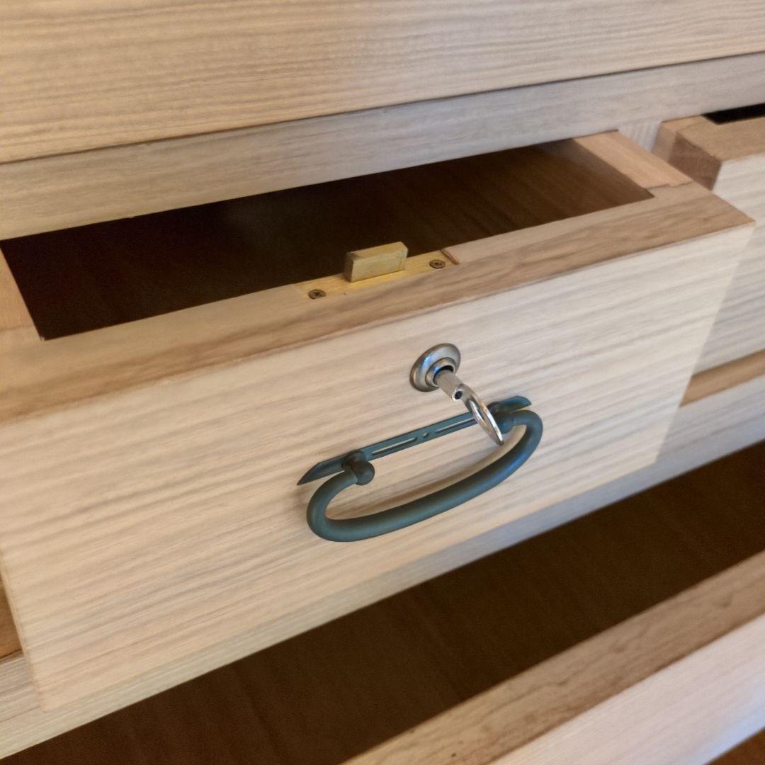 伝統工芸士 一級技能士 長谷川進之介作 最高級工芸品 桐箪笥 着物