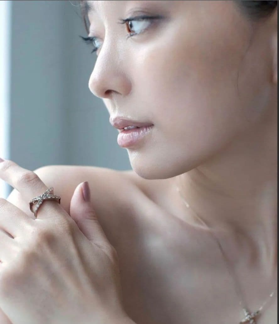 現行品カシケイネイキッドブラウンダイヤモンド1.00ct　サイズ12号　7.9g