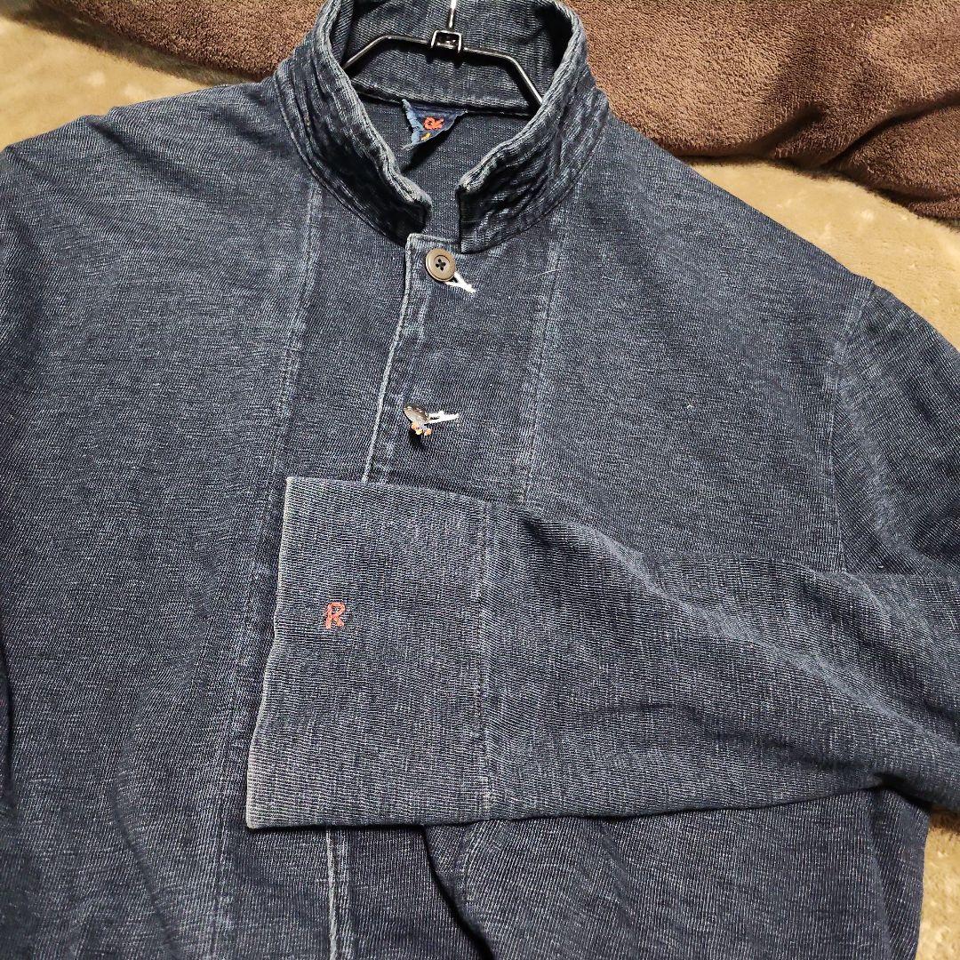 45RPM インディゴブルー スウェット生地ジャケット 4 XL - メルカリ