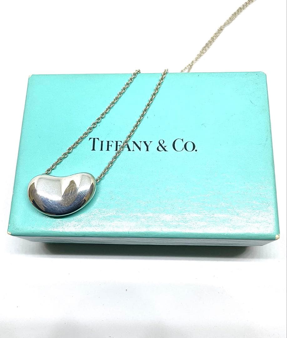 ティファニー SV925 ラージビーンズ ネックレス 約46cm - メルカリ