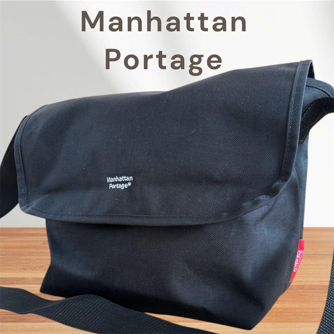 Manhattan Portage ブラック メッセンジャーバッグ Manhattan Portage（マンハッタンポーテージ） ブラックレーベル