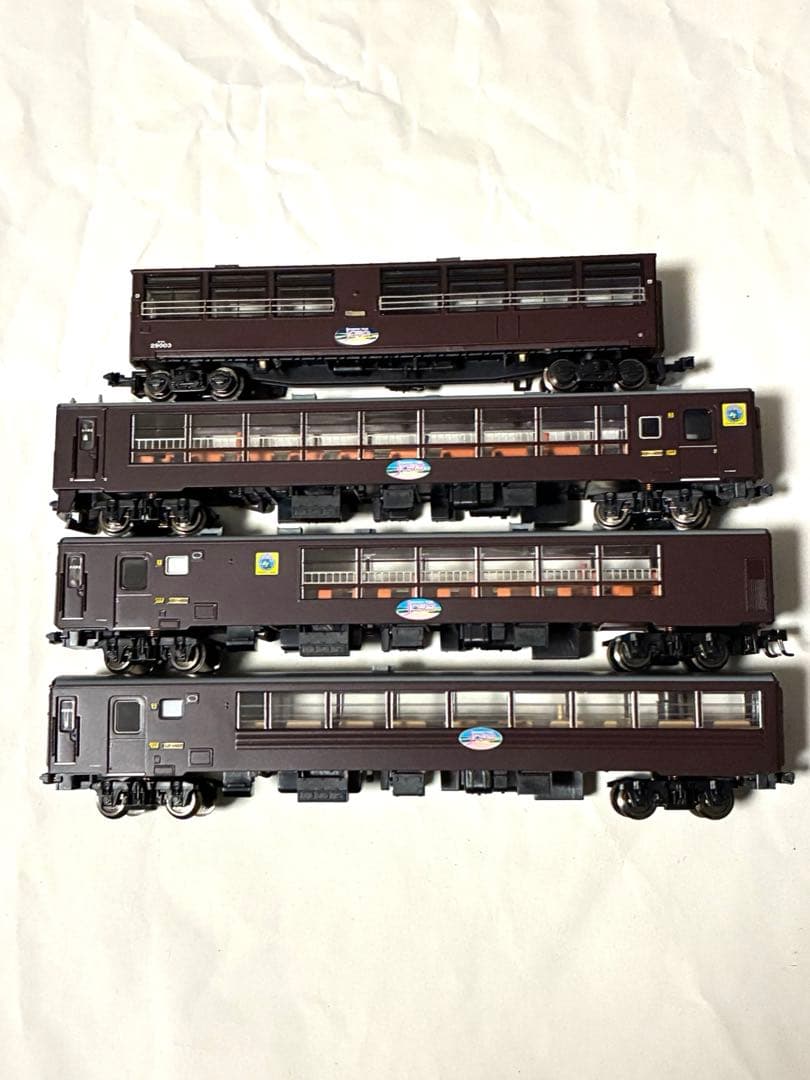 ノロッコ号客車4両　マイクロエース　ライト点灯確認済 ノロッコ号客車4両 マイクロエース ライト点灯確認済 ノロッコ号客車4両