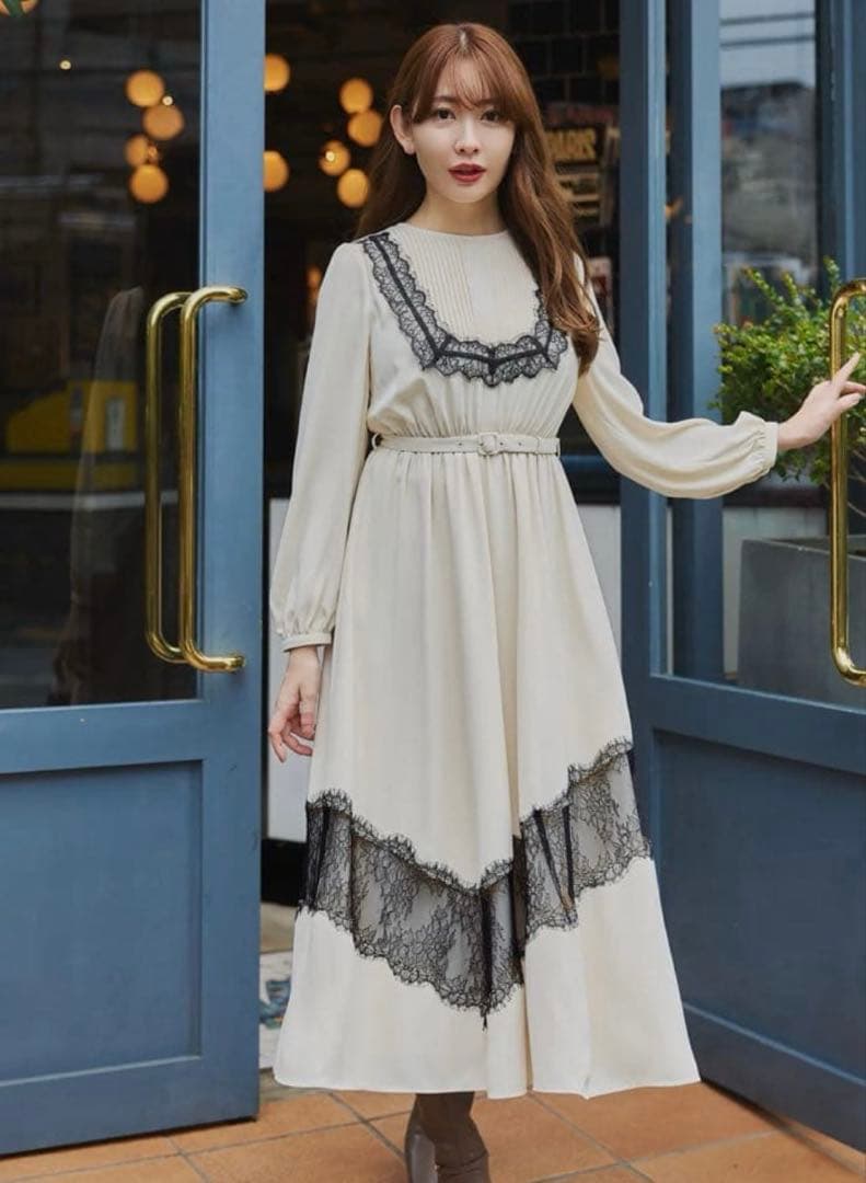 ワンピース Rosaline Lace Trimmed Dress ワンピース Rosaline Lace Trimmed Dress Rosaline Lace Trimmed Dress