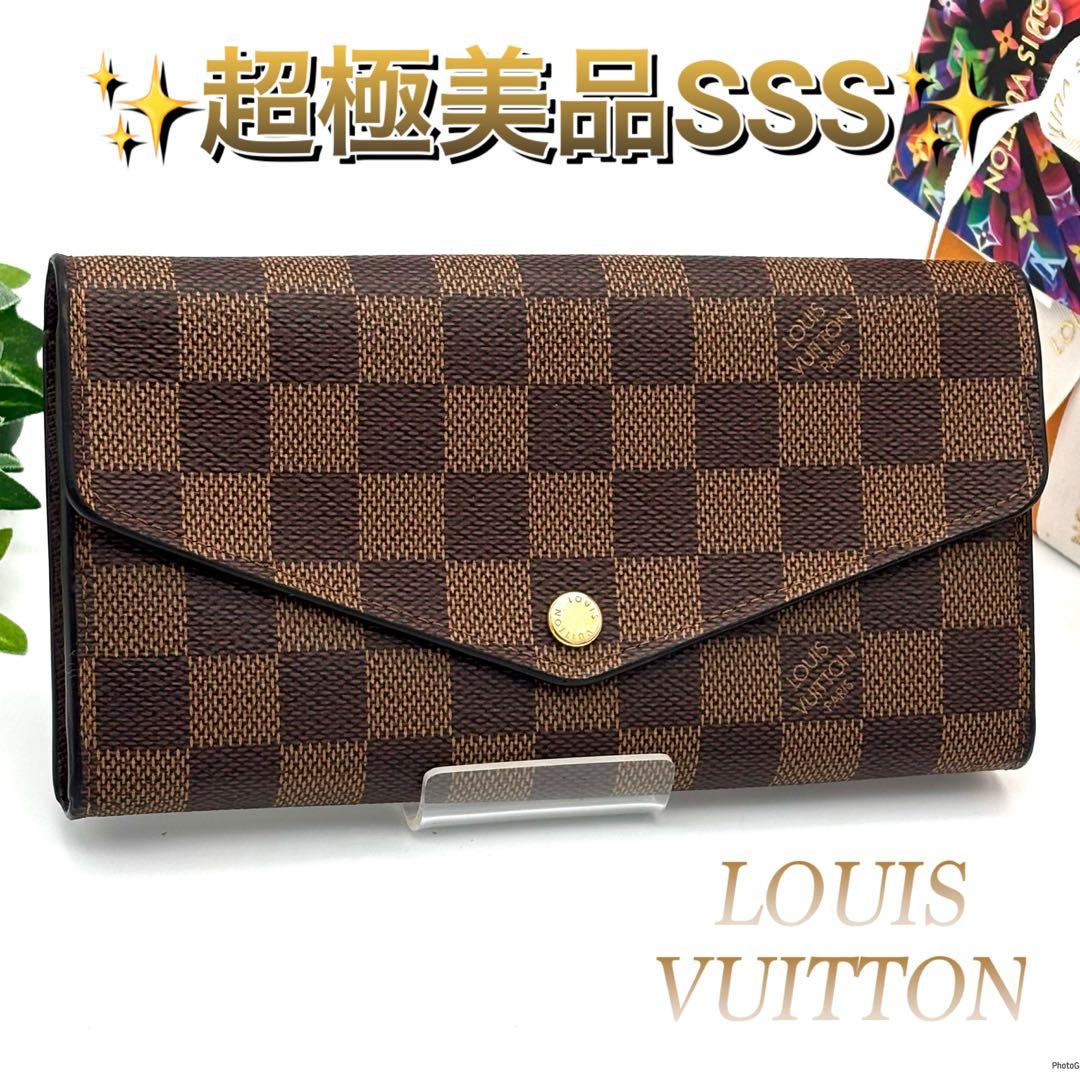 超美品】ルイヴィトン ポルトフォイユ サラ ダミエ 長財布 16カード
