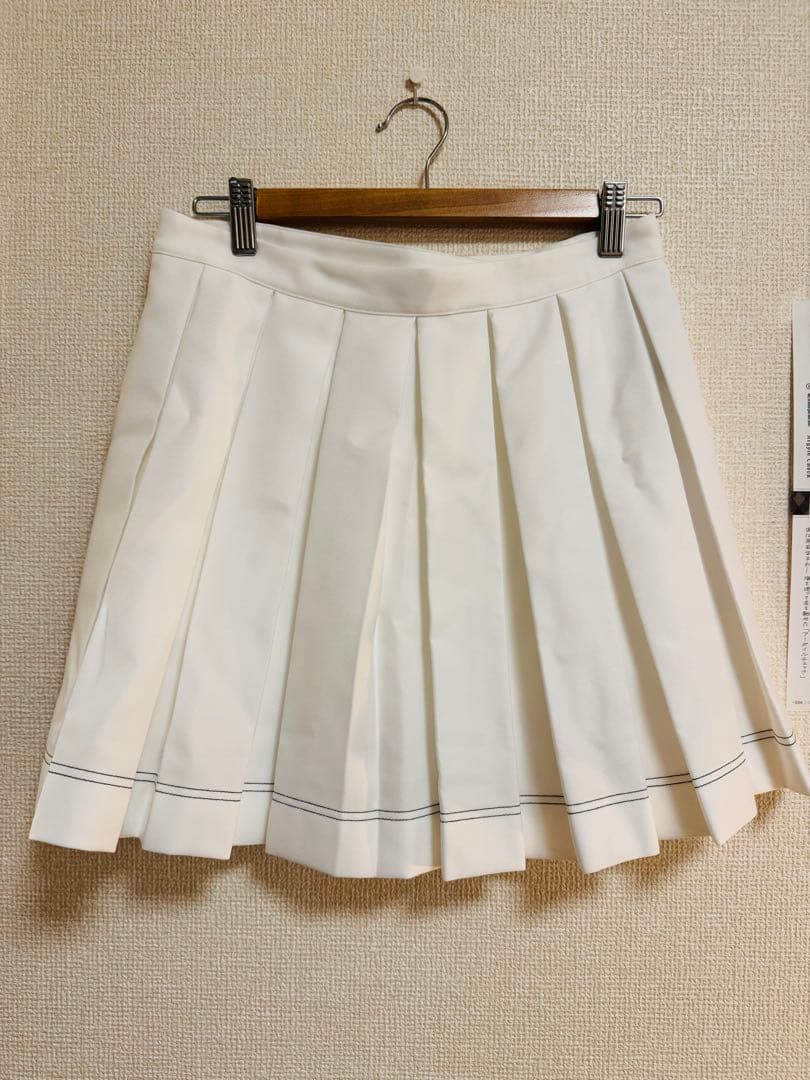 Kuro様専用】LACOSTE ホワイト プリーツスカート サイズ36