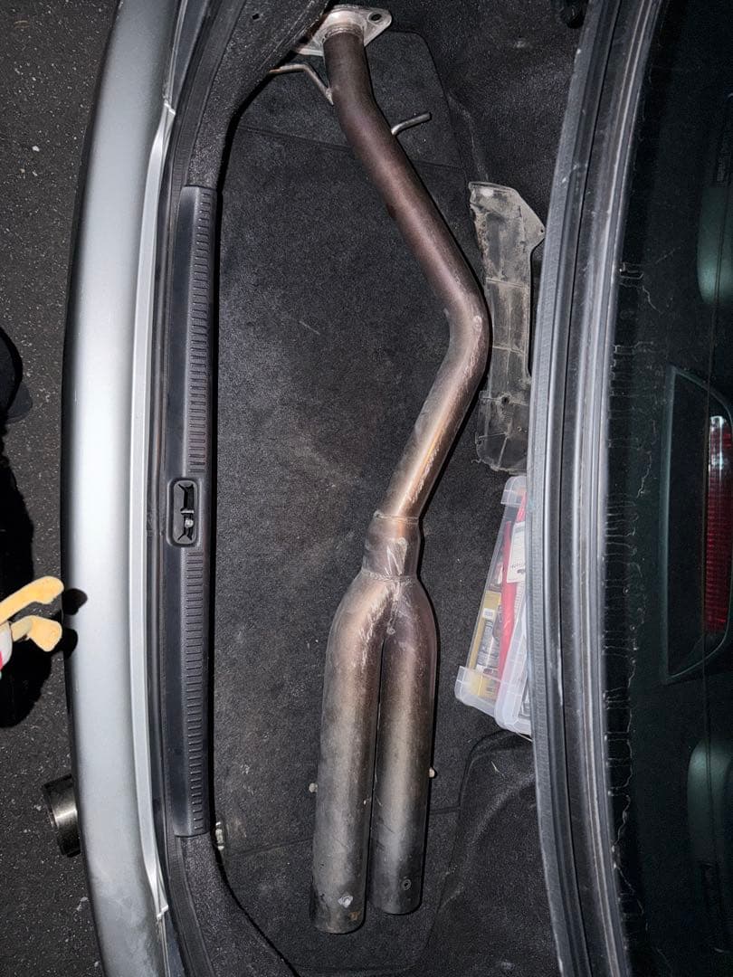 アルテッツァ　3S用　デュアルマフラー SXE・GXE10 アルテッツァ 直管デュアル出しマフラー SAMURAI POWER