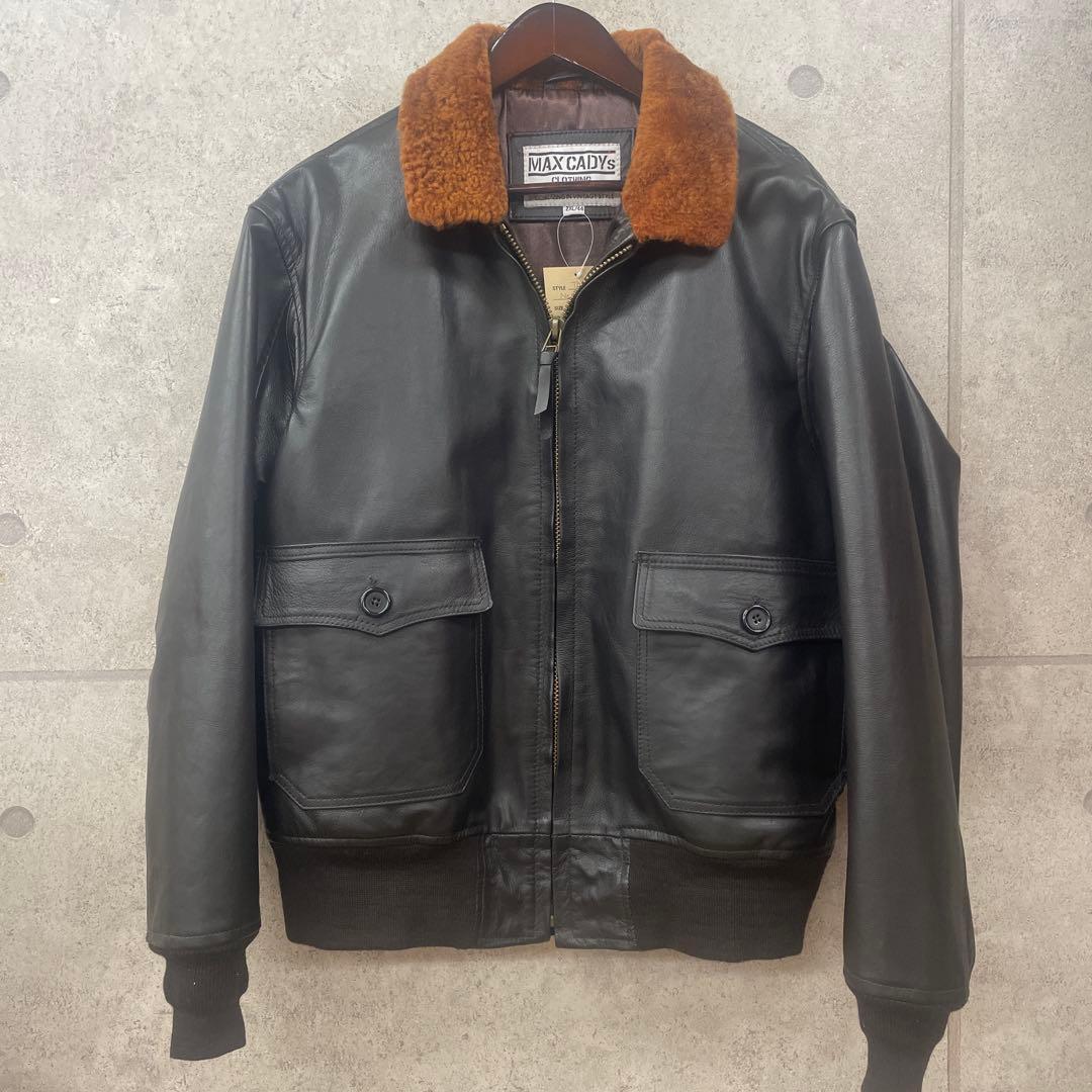 MAX CADY's TOP GUN パッチ無し G-1 レザー・ジャケット - メルカリ