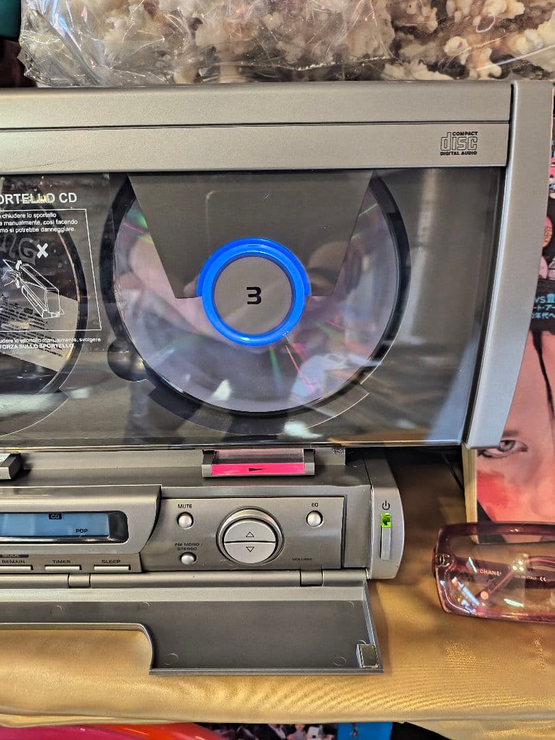 90年代 激レア！ネオクラ！お洒落！3連CDチェンジャーミニコンポ