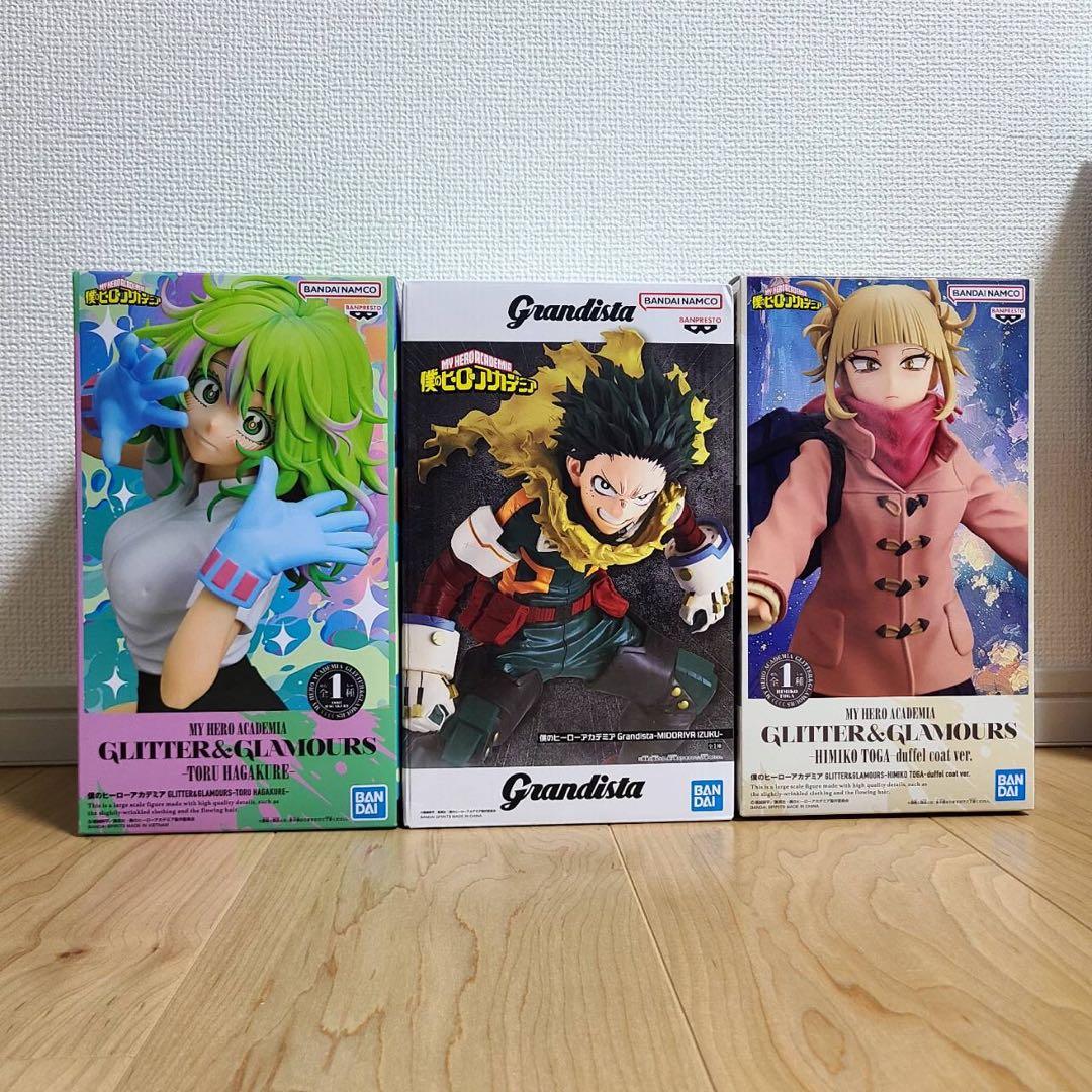 ヒロアカ トガヒミコ 緑谷出久 葉隠透 フィギュア 3点セット - メルカリ