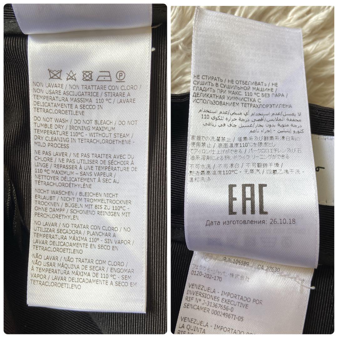 近年 美品 フェラガモ コットンシルクハーフパンツ タック 膝下丈 38M