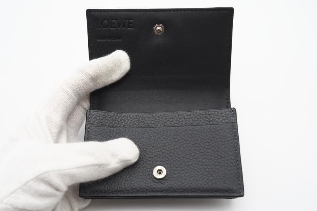 LOEWE 二つ折りカードケース アナグラム ビジネスカードホルダー