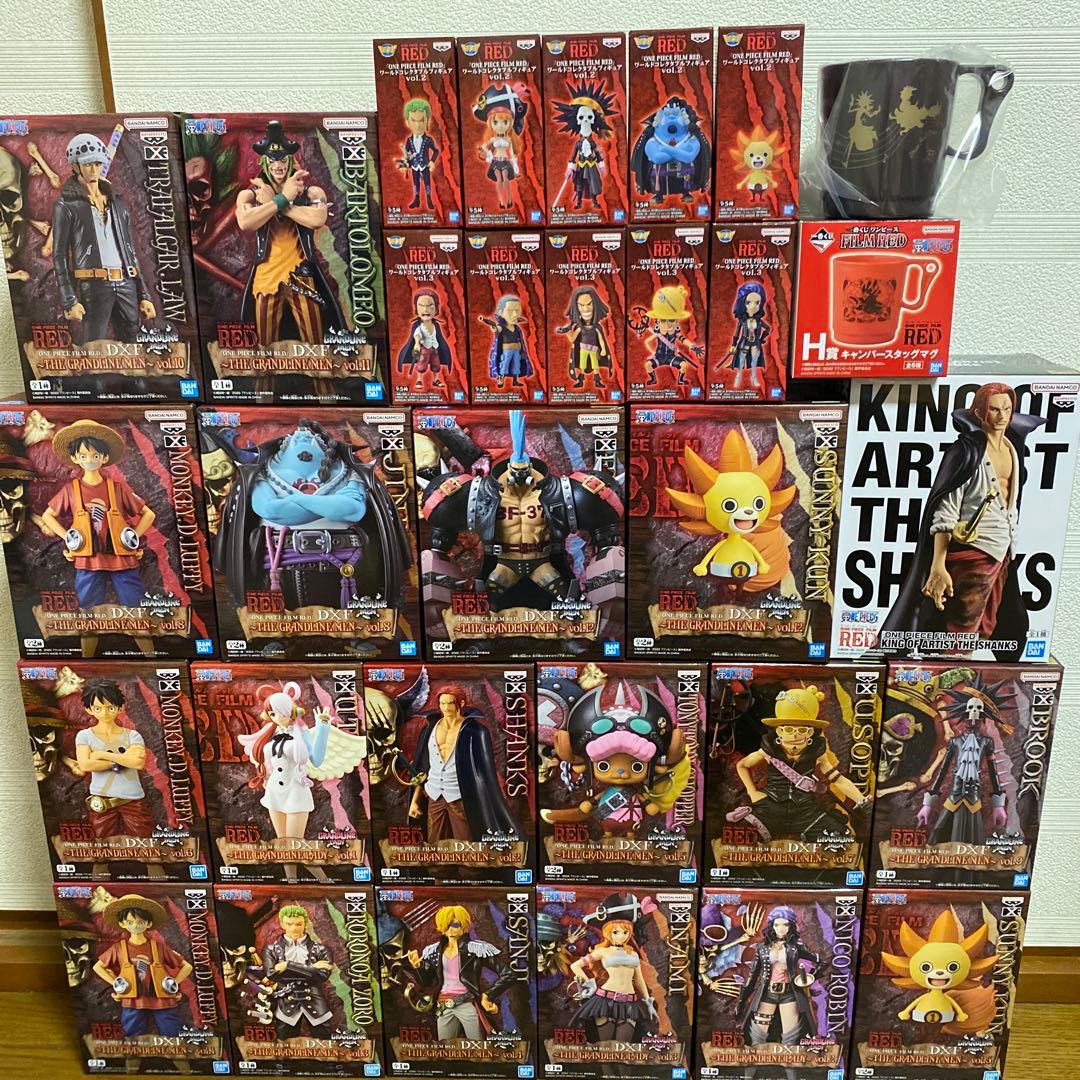 ワンピース フィルムレッド フィギュア 29体セット‼︎ オマケ付き