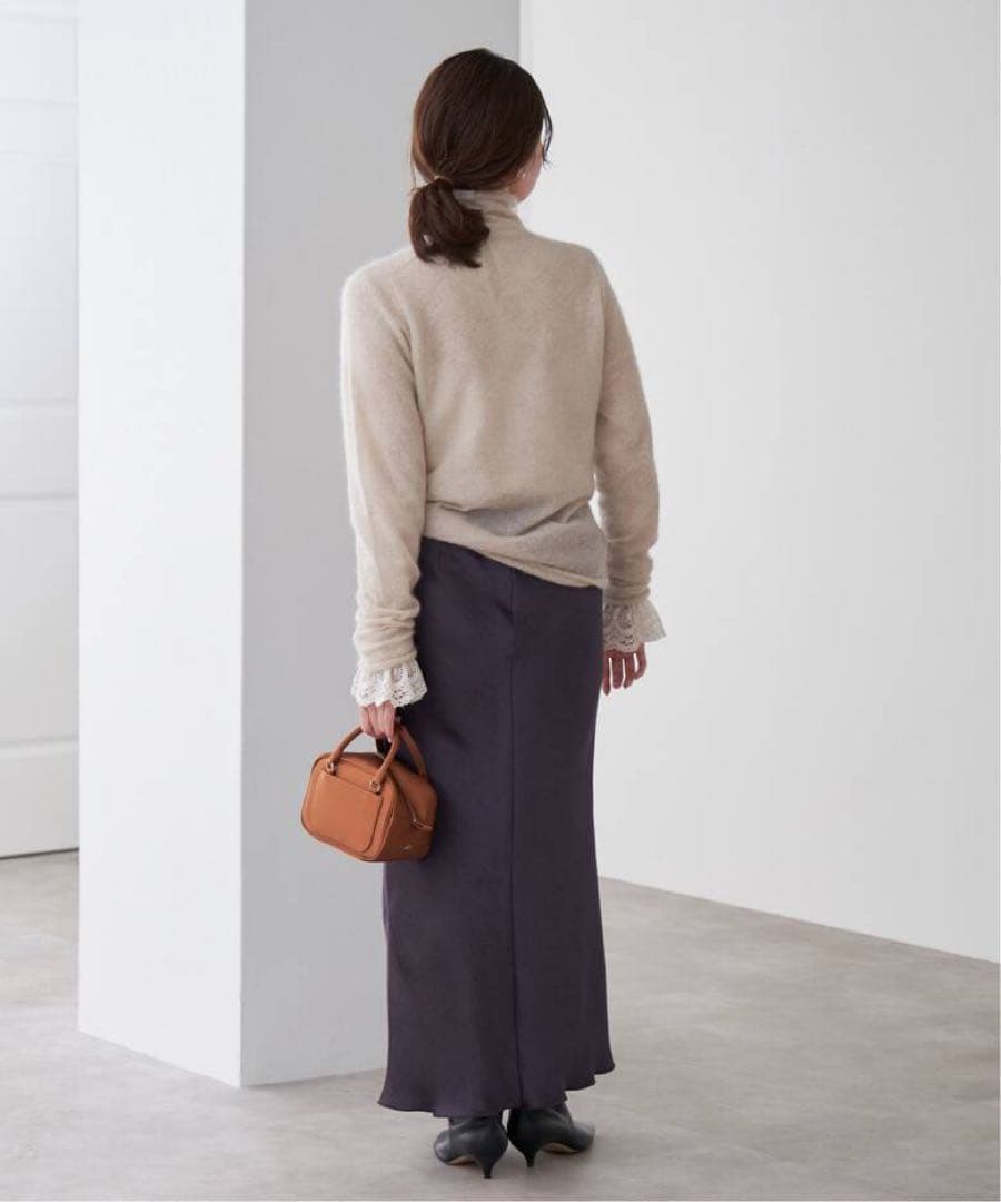 新品未使用イエナIENAダブルサテンスカート38ブラウン - メルカリ