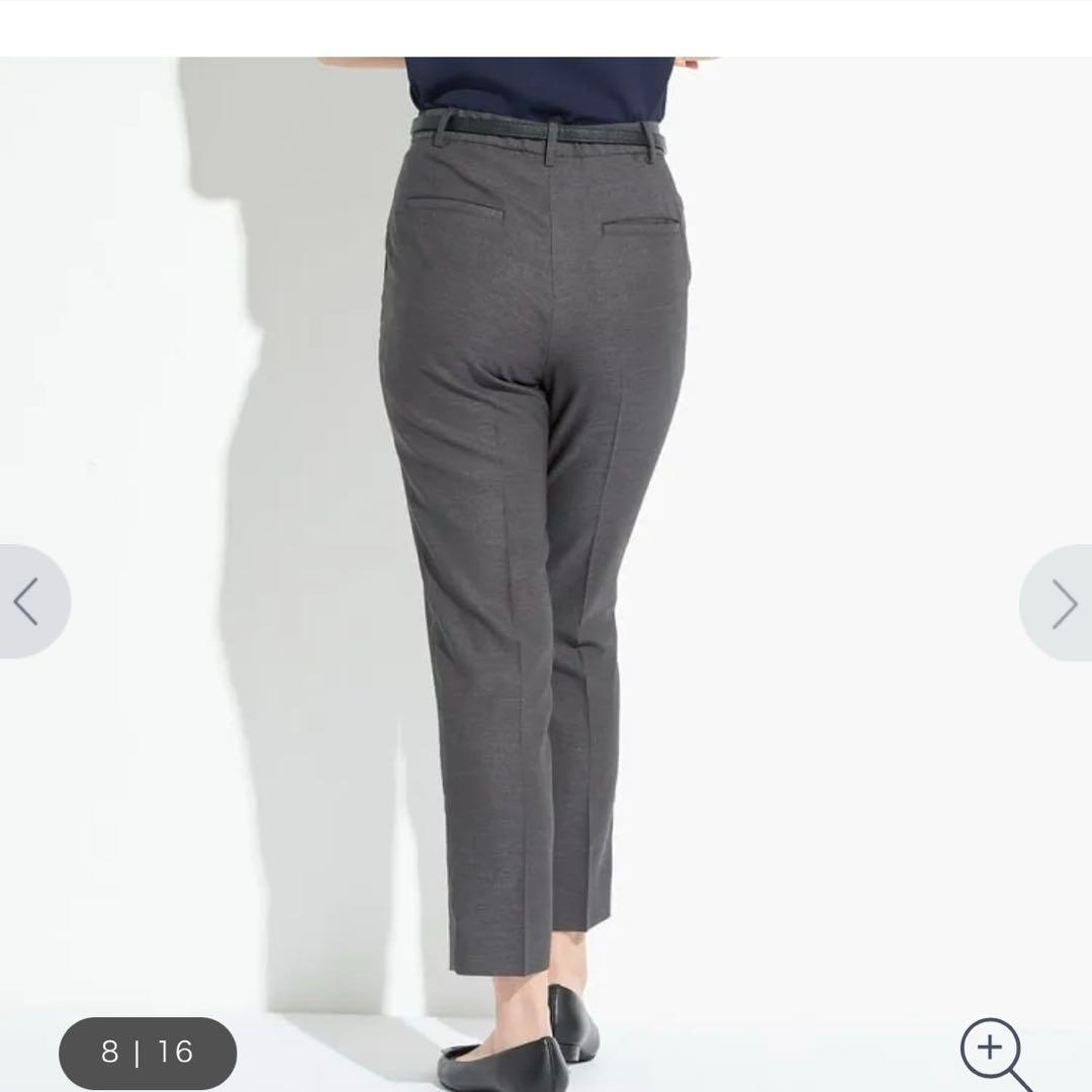 限定値下げ】AOKI 麻調グレー スーツ上下セット15号