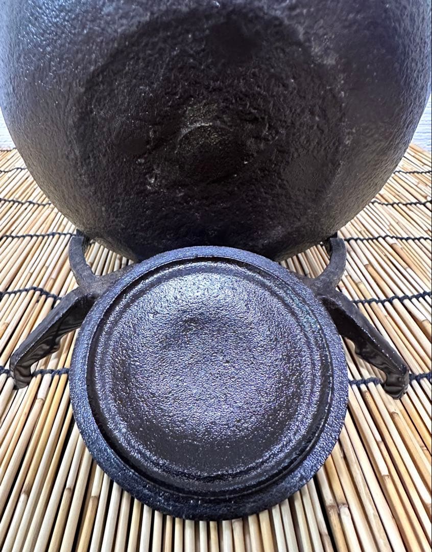 未使用品 岩手県奥州水沢幸工芸 現代の名工 佐藤勝久造 丸平型亀甲霰