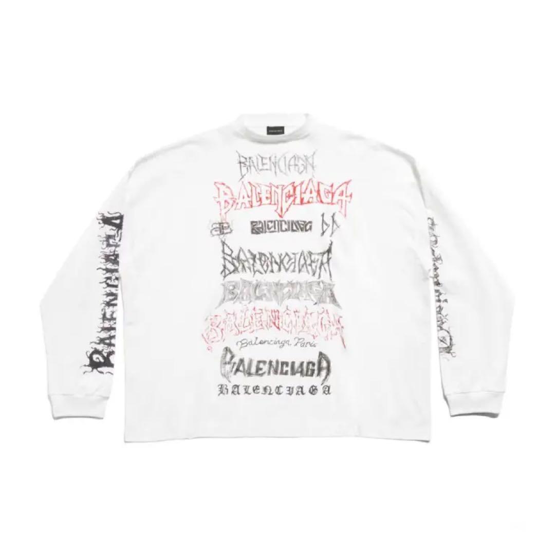 定価13万)BALENCIAGA DIY METAL ロングスリーブ Tシャツ - メルカリ