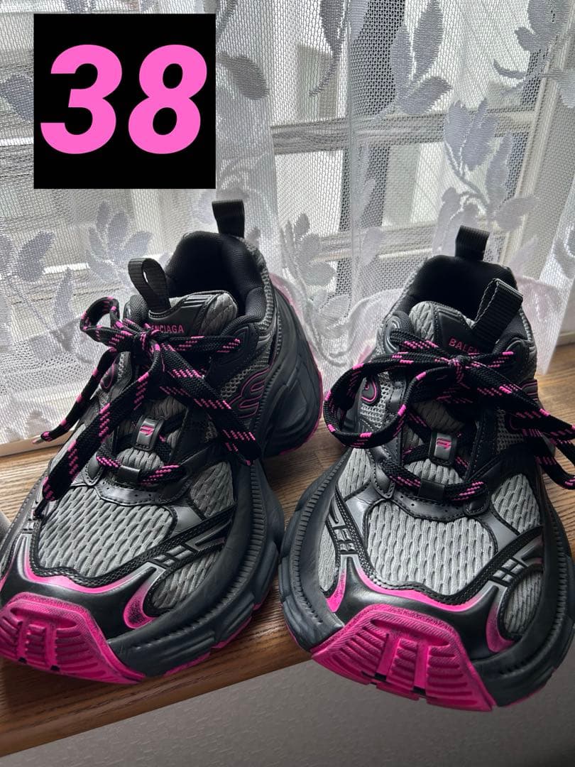 美品】balenciaga 10xl バレンシアガ ピンク38 chiiii - メルカリ