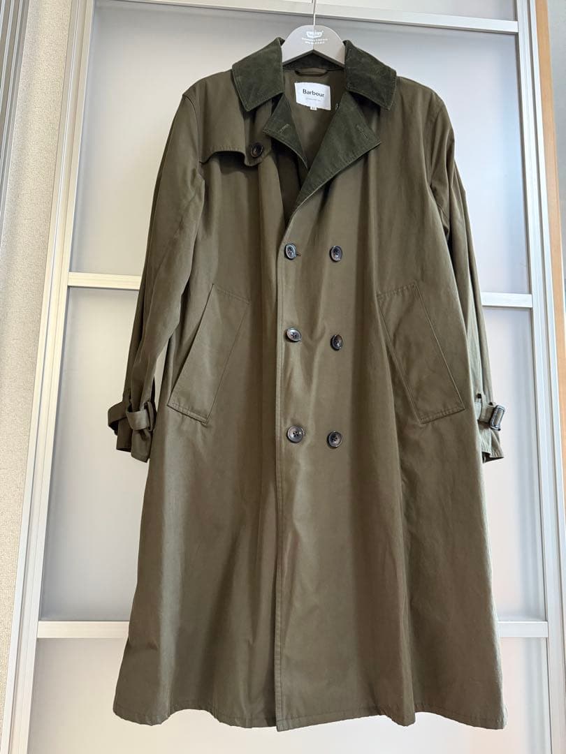 Barbour バブアー WHITLEY トレンチコート ピーチドコットン 40