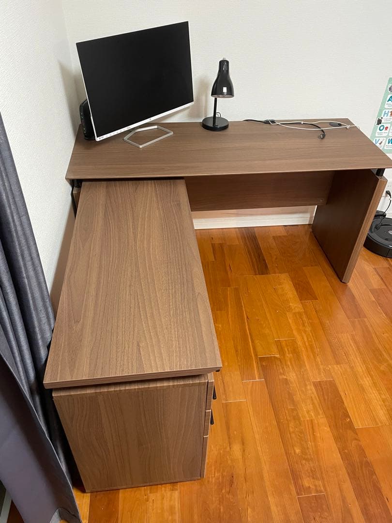 東京都世田谷区 ニトリ システムデスク L字デスク（ラボーロ 140 MBR