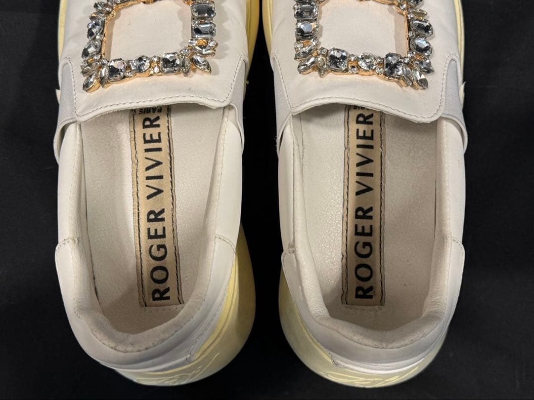 ROGER VIVIER 厚底スニーカー 37 23.5cm ホワイト