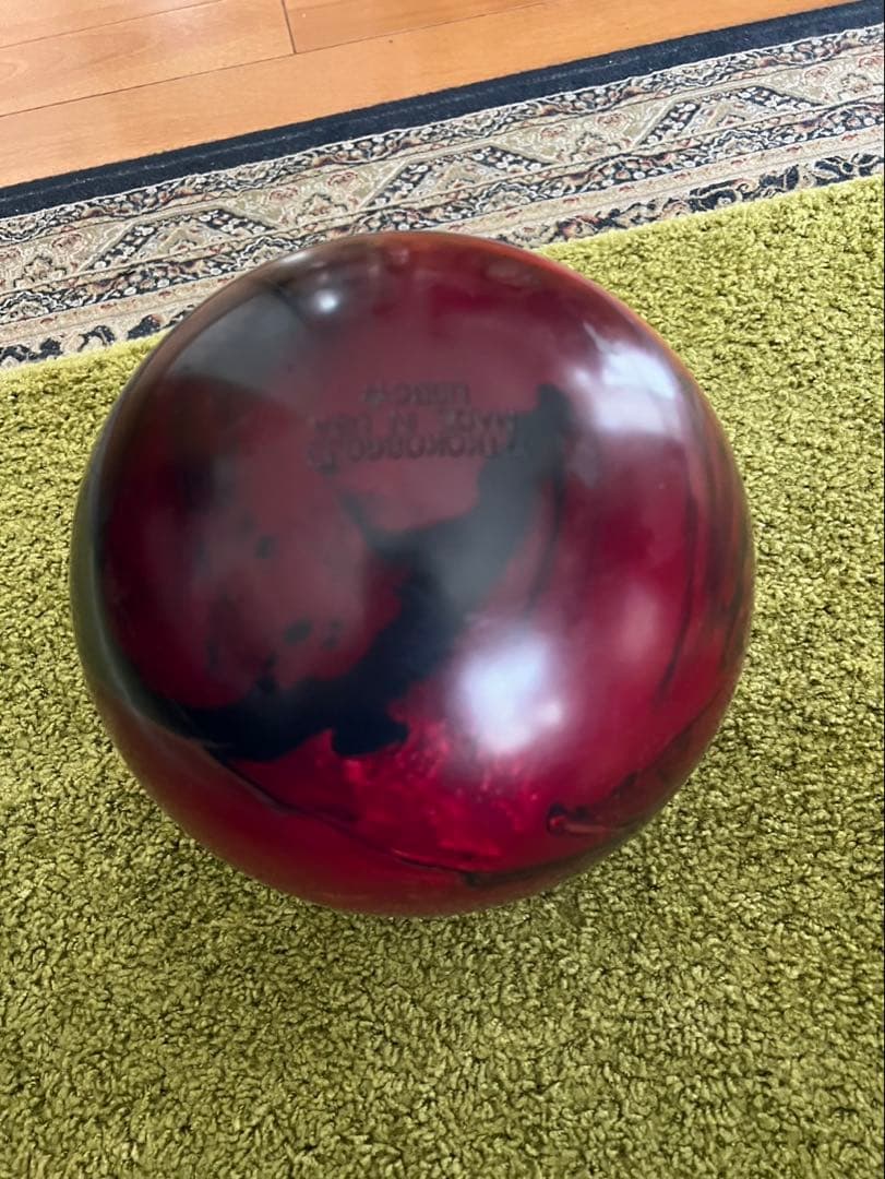 LOCK UP ボウリングボール ブラック/オレンジ/レッド 15p - メルカリ