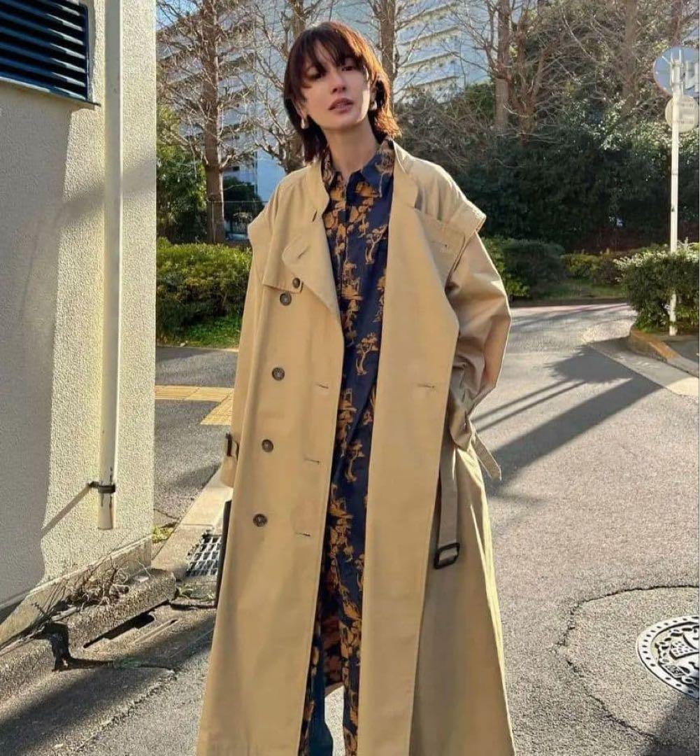 CLANE 2WAY SQUARE SLEEVE TRENCH COATタグなし - メルカリ