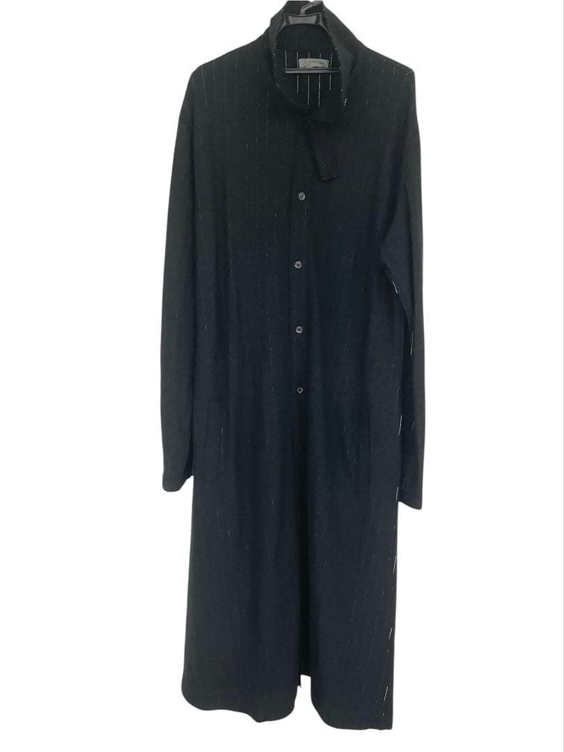 yohji yamamoto ハイカラーロングCD（BLACK） - メルカリ