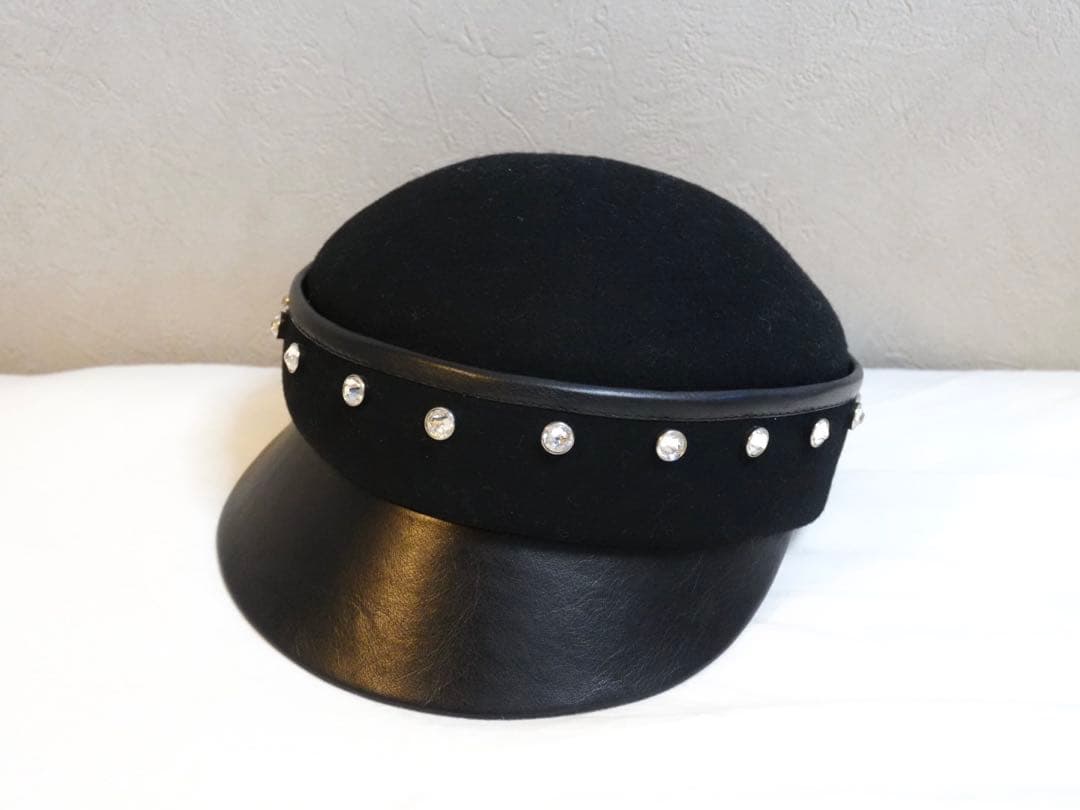 Rene / 帽子 / キャスケット / スワロフスキー Roen - KNIT CASQUETTEキャスケット/ BLACK【Roen】 | BRYAN