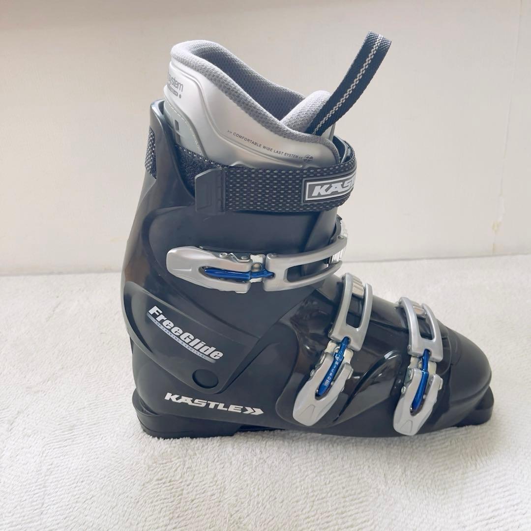 KASTLE（ケスレー）スキーブーツ 28〜28.5cm ブラック×シルバー