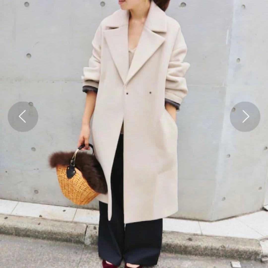 IENA イエナ MANTECO マンテコ オーバーサイズ チェスターコート L IENA（イエナ）の「MANTECOオーバーチェスターコート◇（チェスター