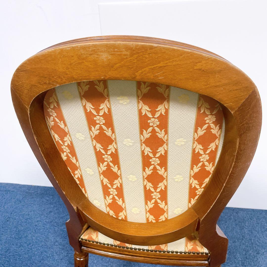 フランスアンティーク①】ルイ16世様式 華麗ストライプ織物張