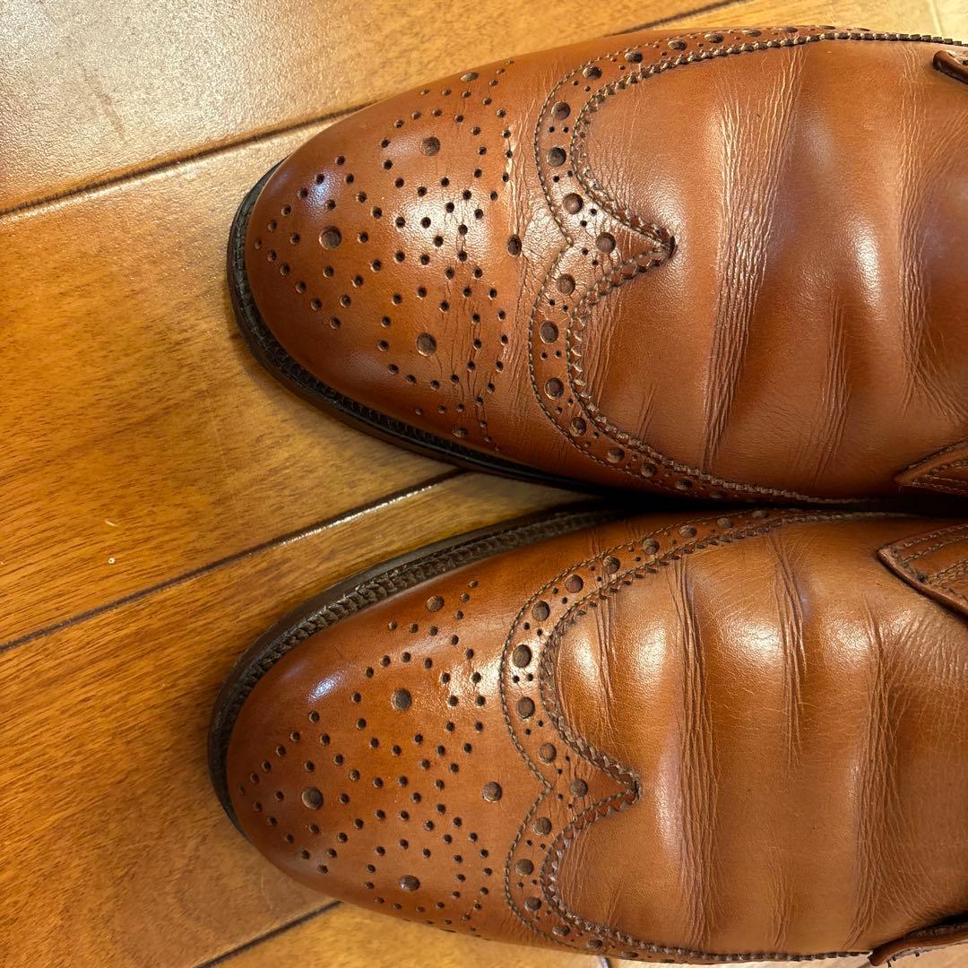 『美品』ロイドフットウェア モンクストラップ メダリオン 25.5cm