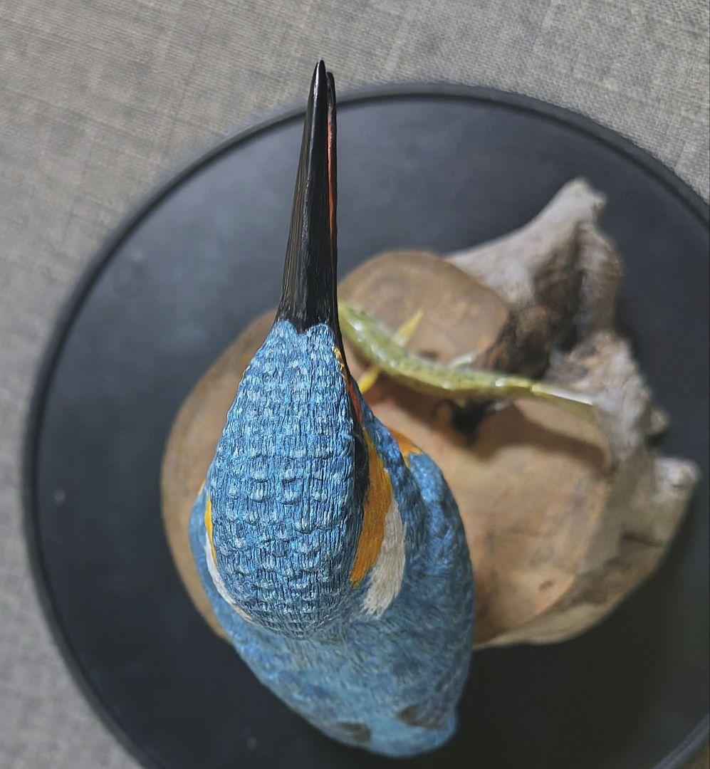 バードカービング　\"カワセミ”