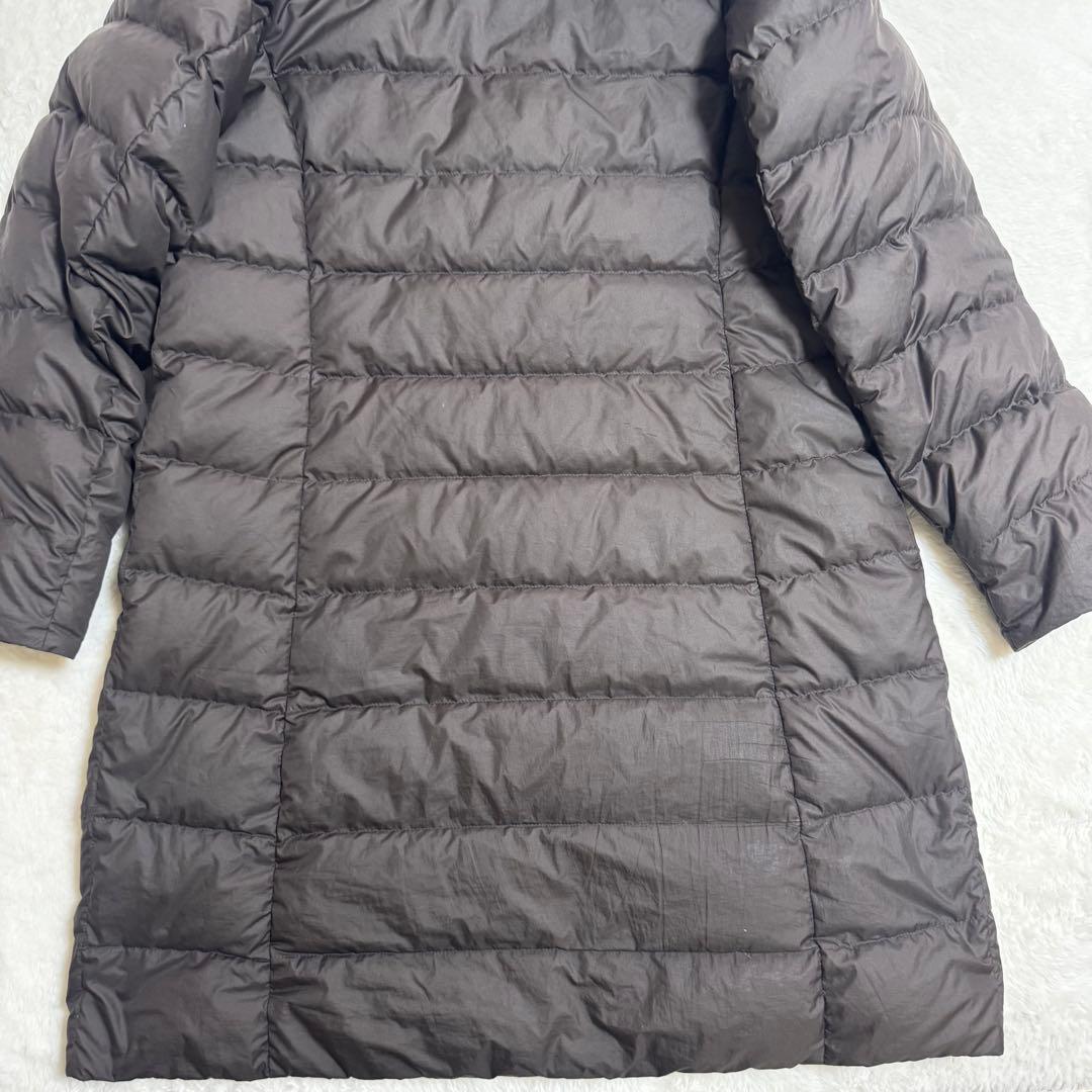 人気モンベル800FPトラベルダウンロングコートレディースXLブラウン