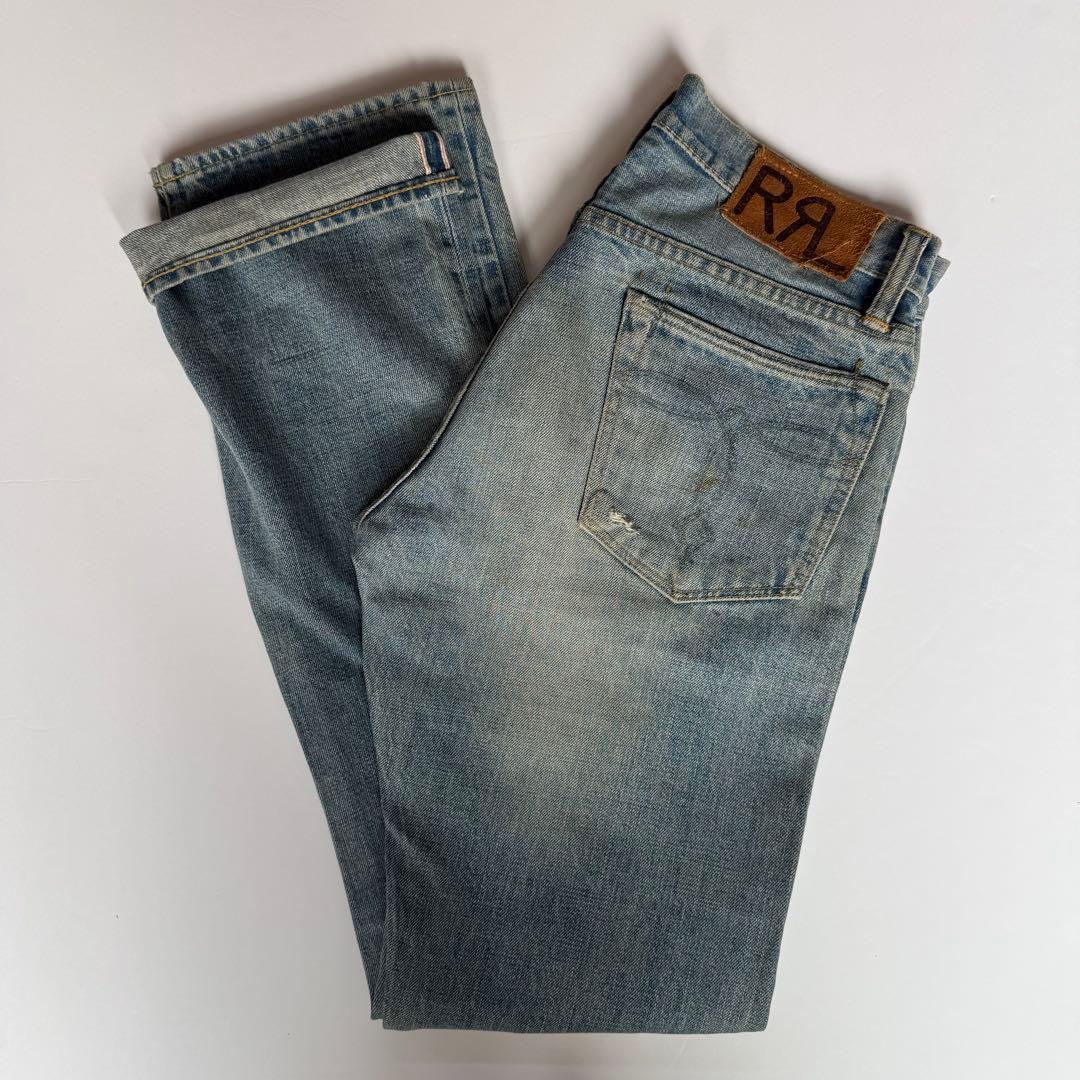 RRL ダブルアールエル DOUBLE RL デニムパンツ 30×32 ダブルアールエル RRL デニムパンツ ジーンズ ジーパン Gパン ボタン