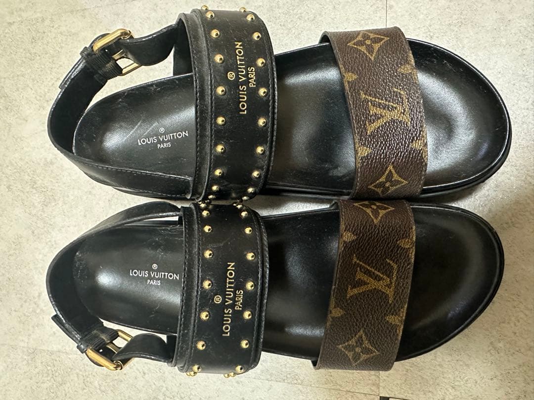 LOUIS VUITTON ルイヴィトンサンダル ローリエートライン モノグラム