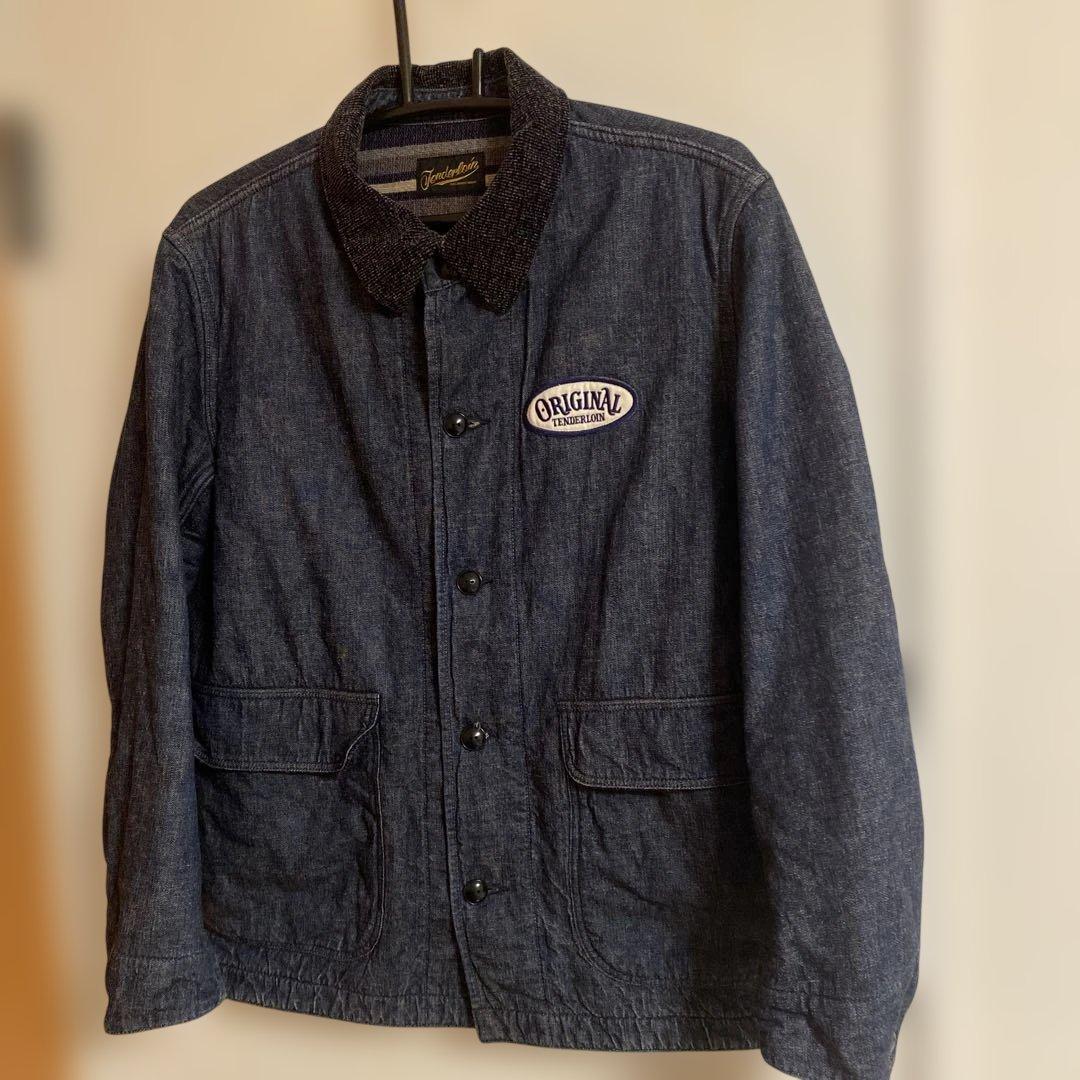 ORIGINAL TENDERLOIN デニムカバーオール TENDERLOIN (テンダーロイン) ブランケット付き デニム カバーオール