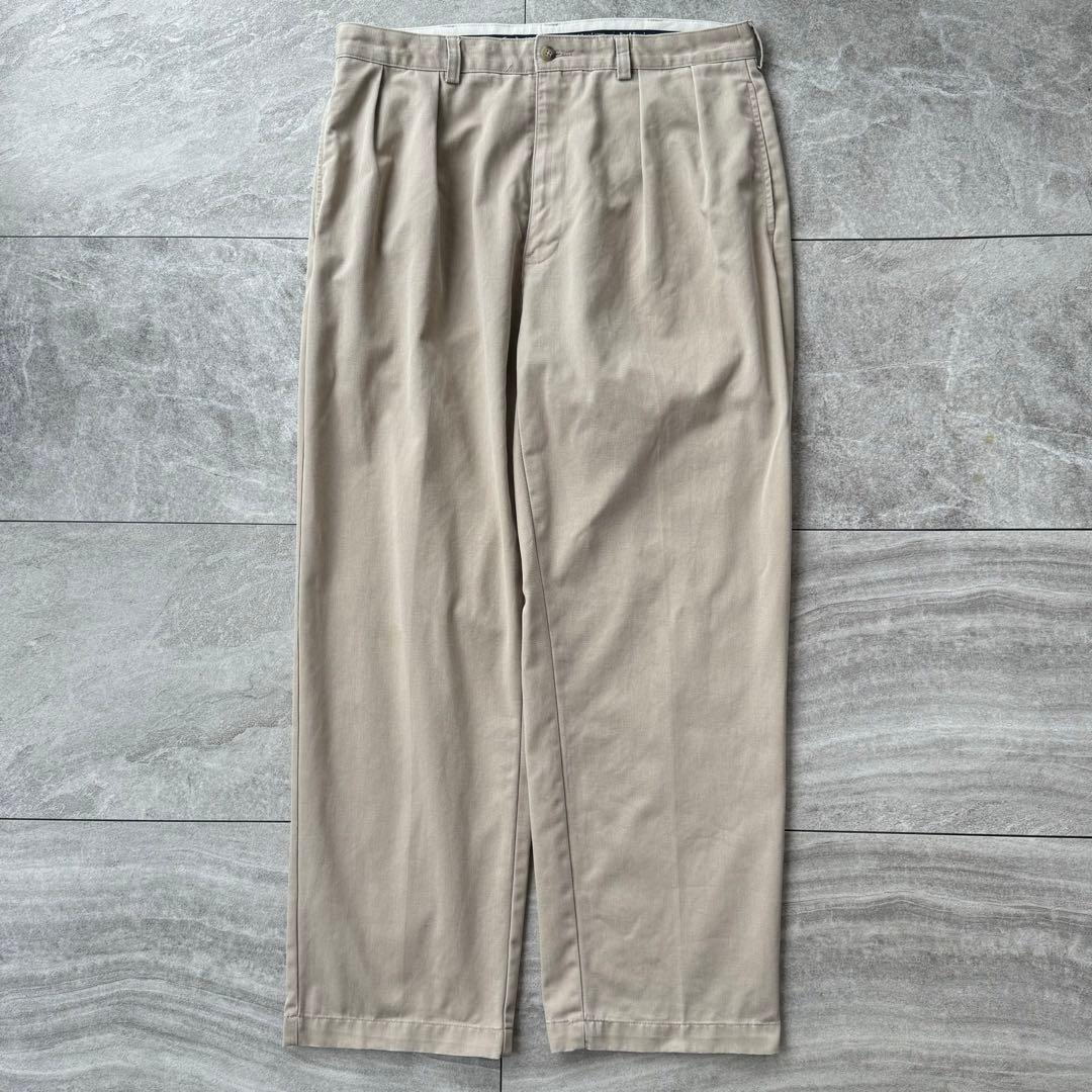 90s ラルフローレン 2タック チノパン アンドリュー ベージュ ポロチノ