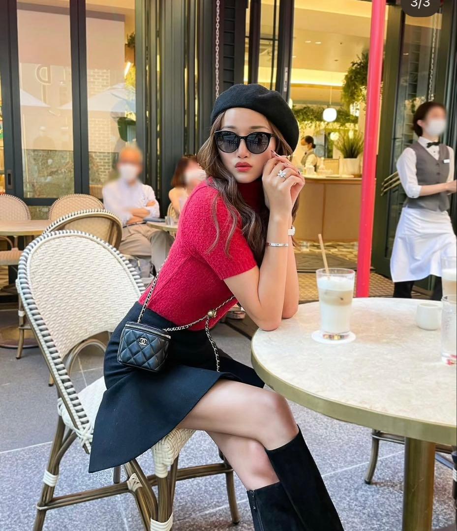 sheller シェリエ バックZIPウールミニスカート - メルカリ